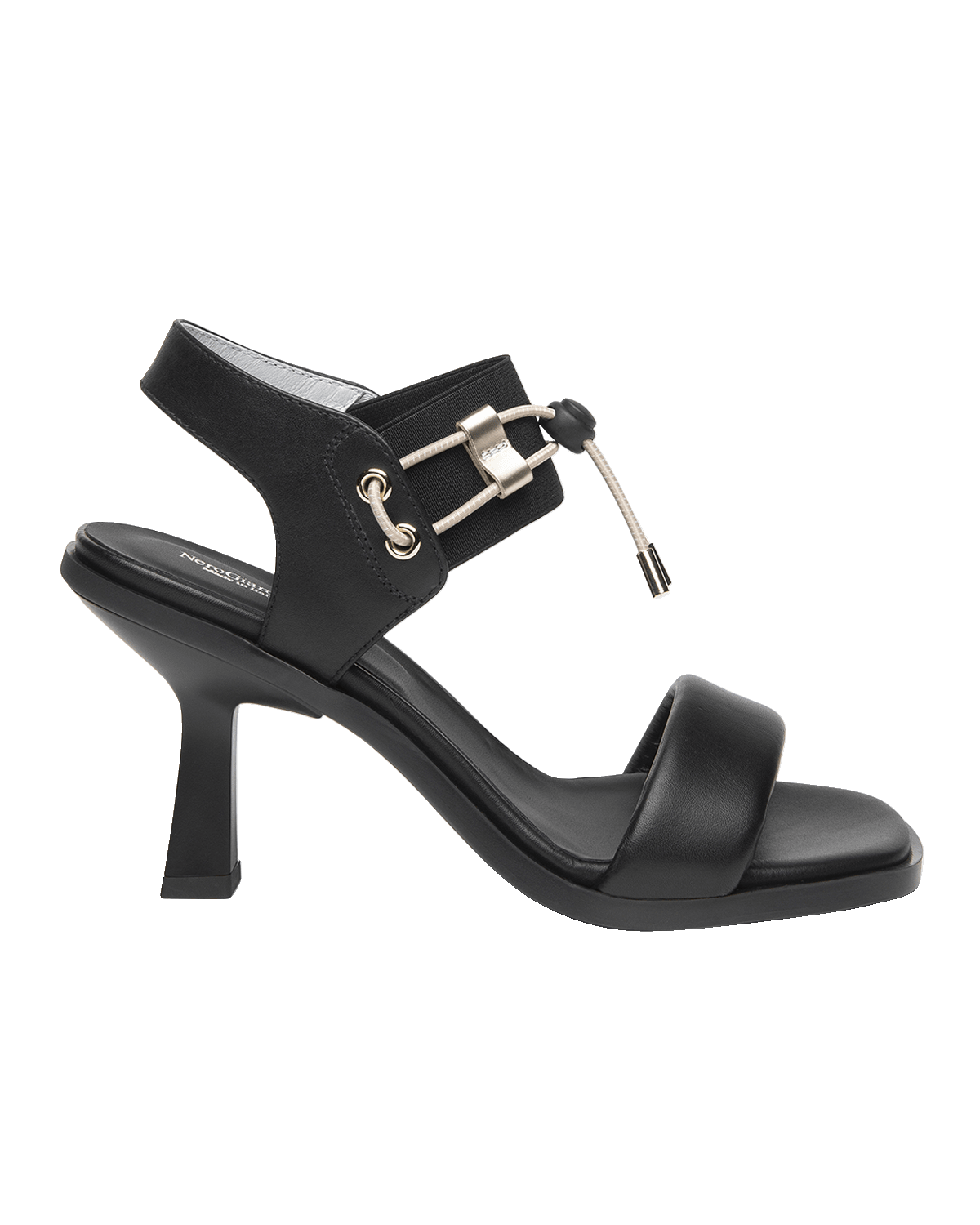 NeroGiardini Bungee Leather Dress Sandals