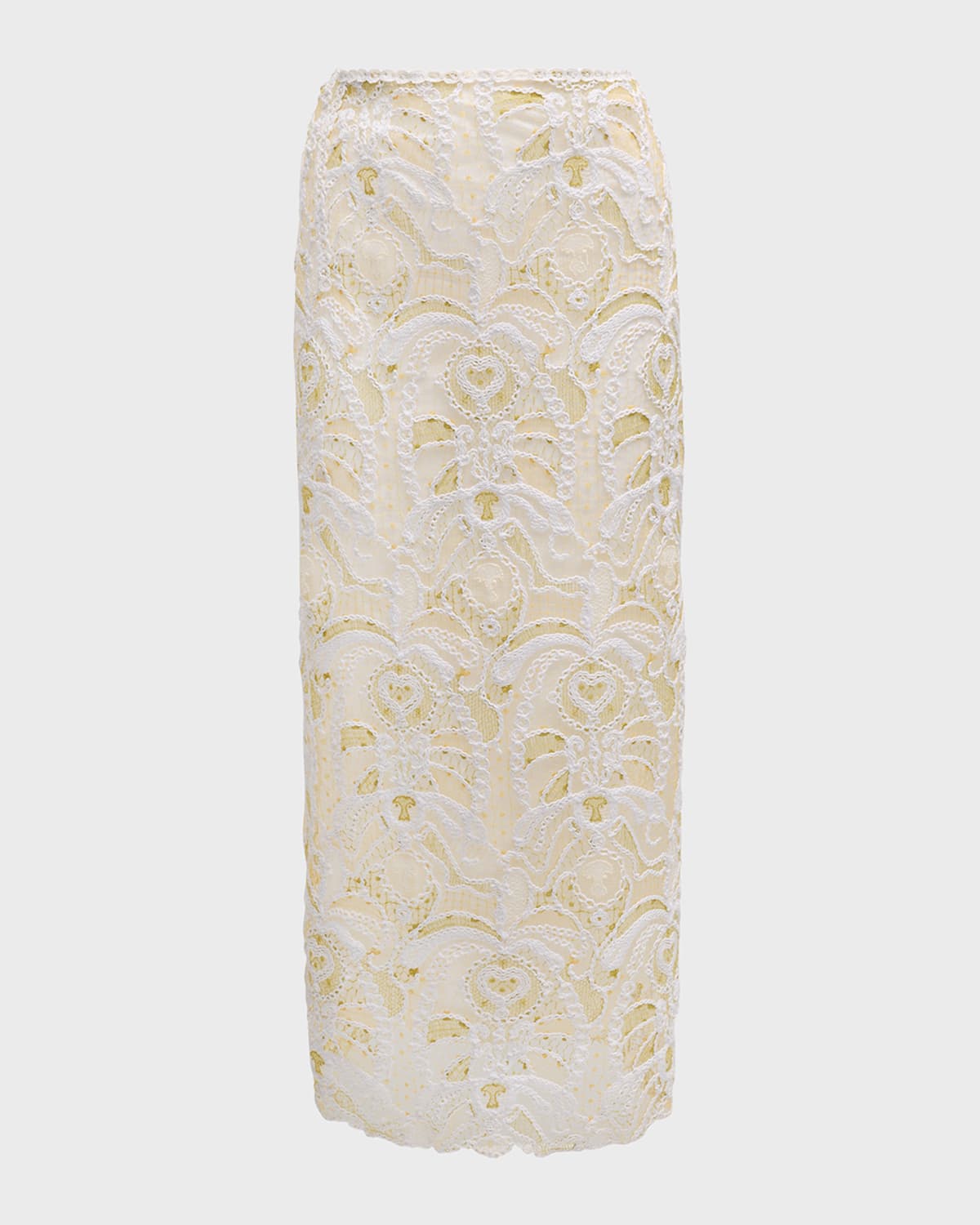 FABIANA FILIPPI Macrame Midi Pencil Skirt