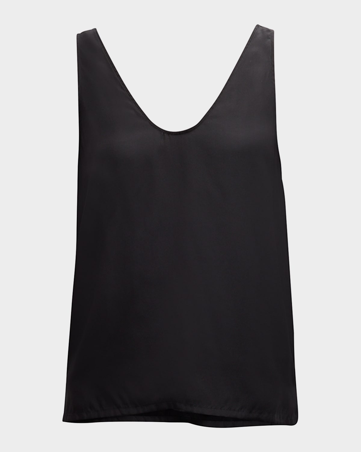 ATM Anthony Thomas Melillo V-Neck Silk Charmeuse Cami