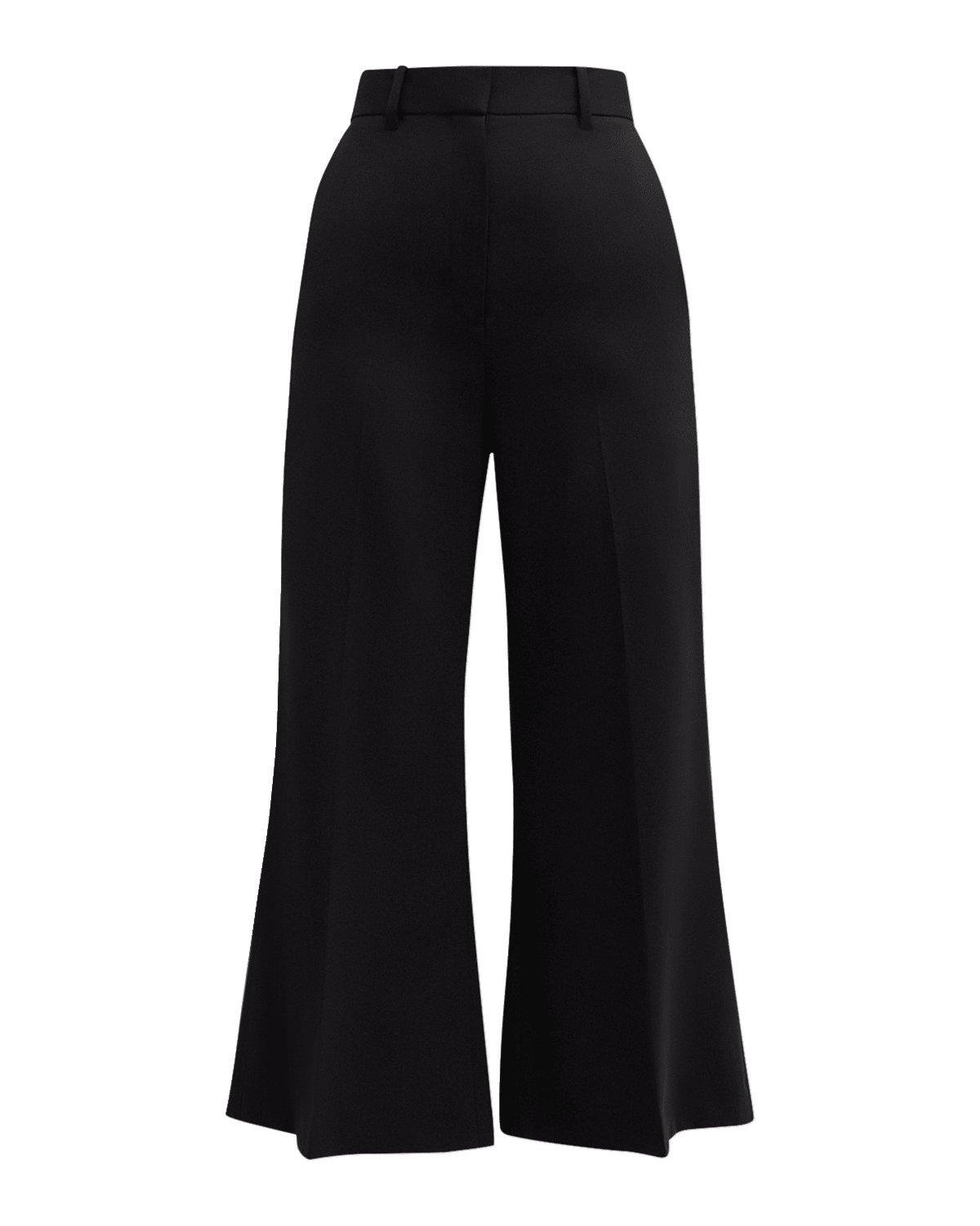ARGENT Cropped Wide-Leg Seasonless Wool Trousers