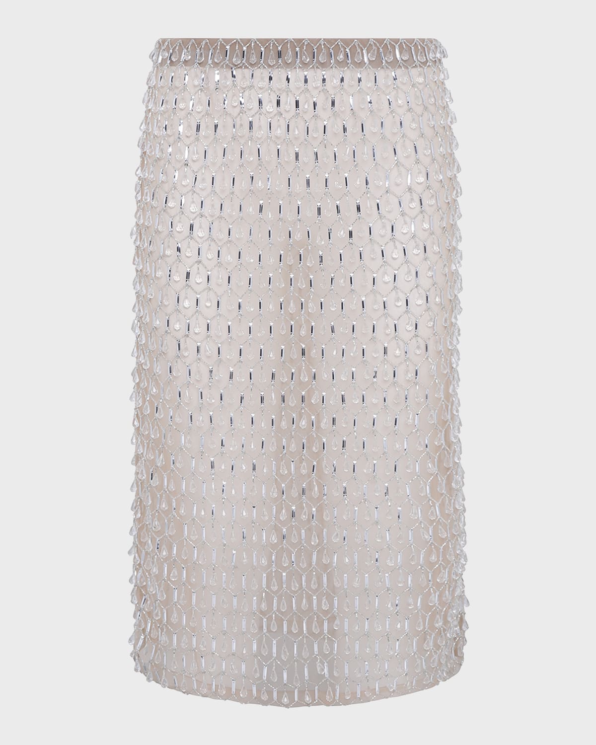 Des Phemmes Drop Embroidery Midi Skirt