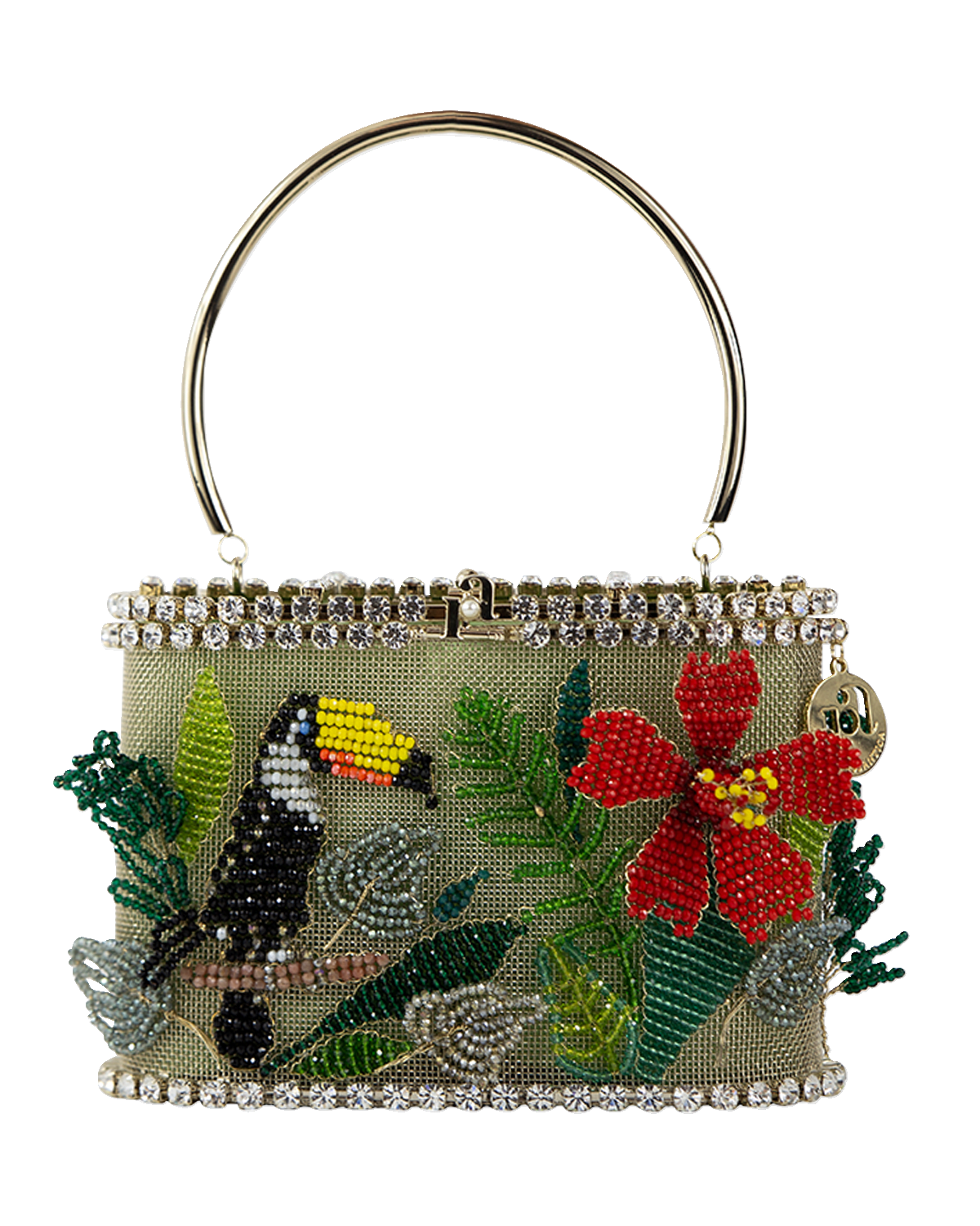 Rosantica Holli Tropicale Beaded Top-Handle Bag