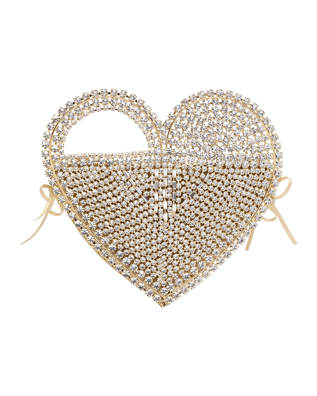 Rosantica Regina Heart Crystal Clutch Bag