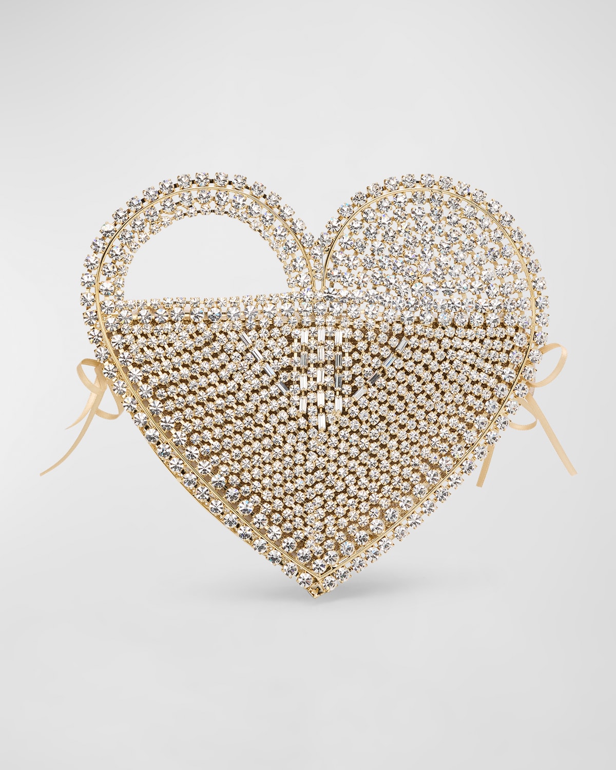 Rosantica Regina Heart Crystal Clutch Bag
