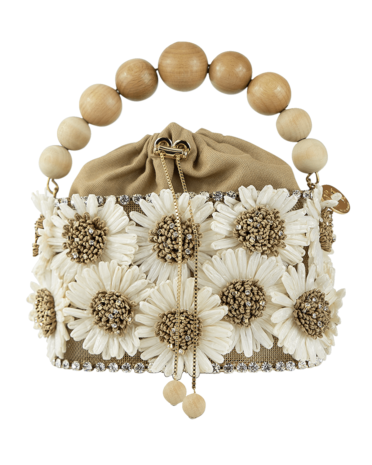 Rosantica Holli Mahalo Flower Straw Top-Handle Bag