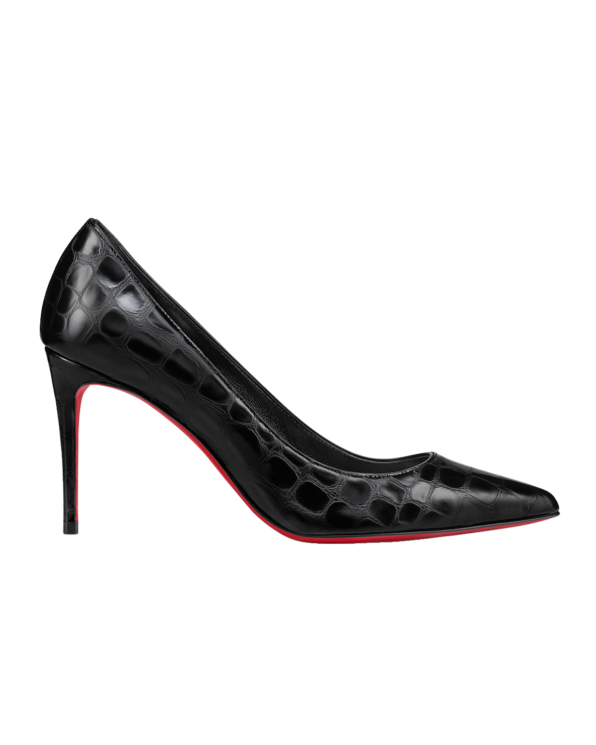 Christian Louboutin Kate Croco Red Sole Classic Pumps