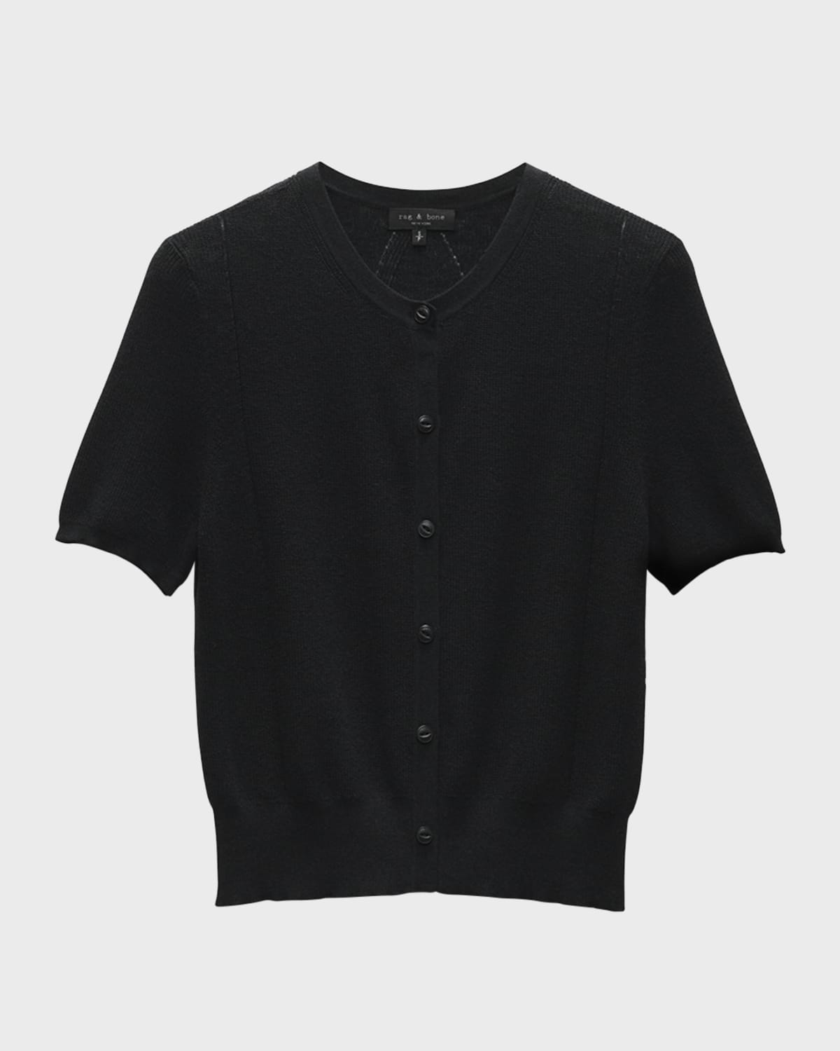 Rag & Bone Dina Short-Sleeve Cardigan