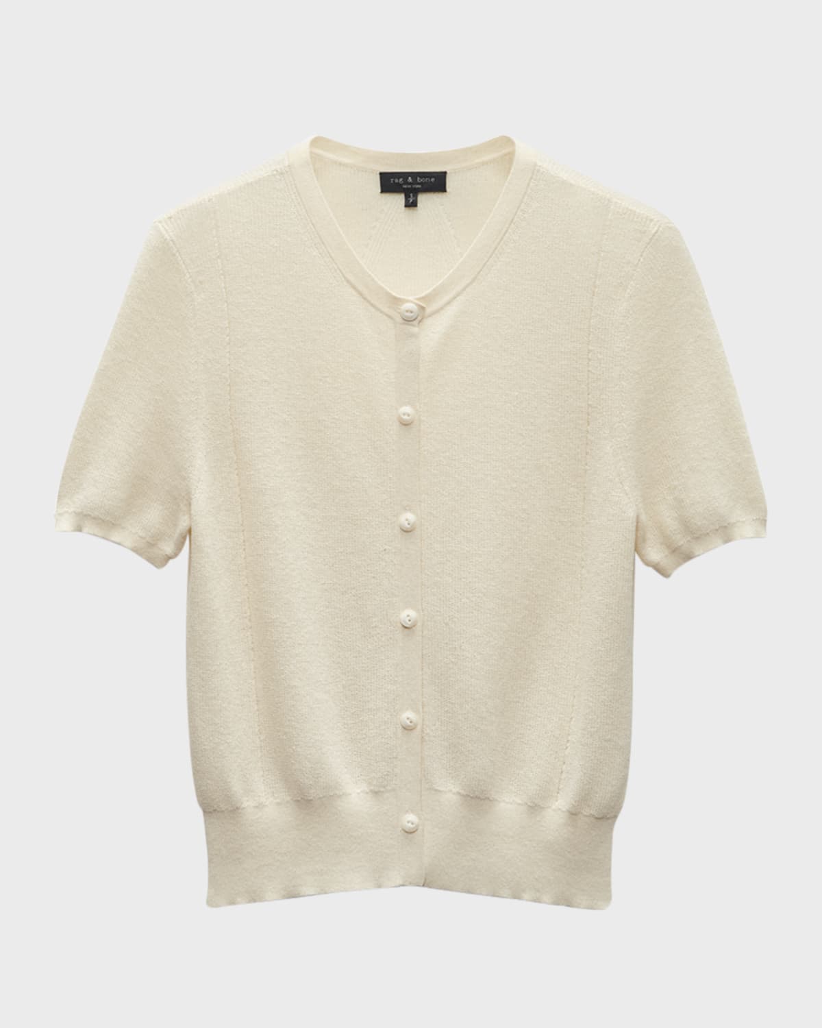 Rag & Bone Dina Short-Sleeve Cardigan