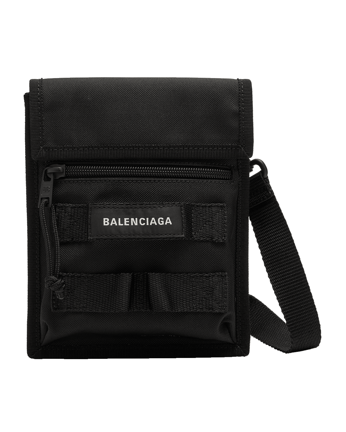 Balenciaga Men's Nylon Army Pouch With Strap