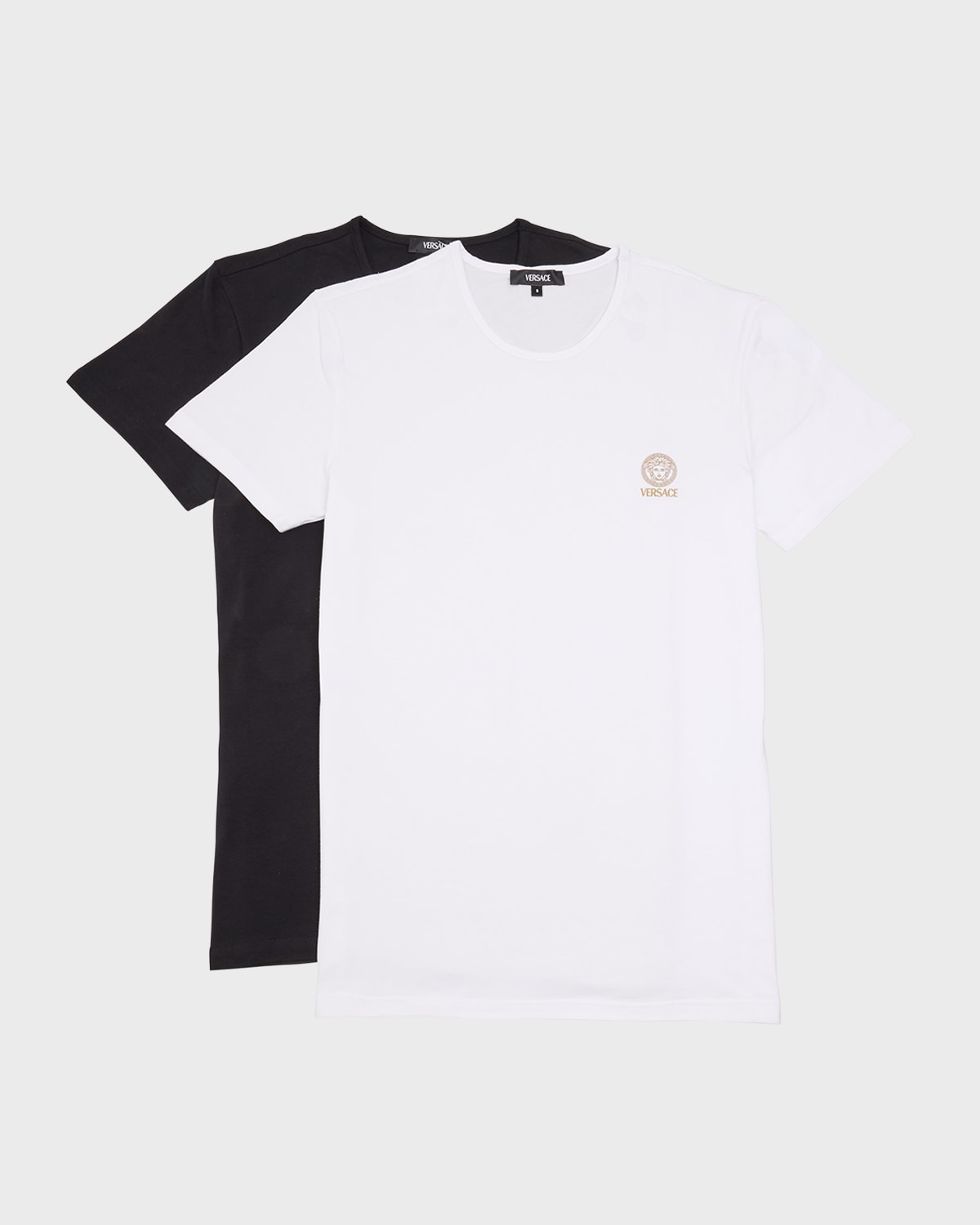 Versace Men 's 2-Pack Cotton Logo T-Shirts