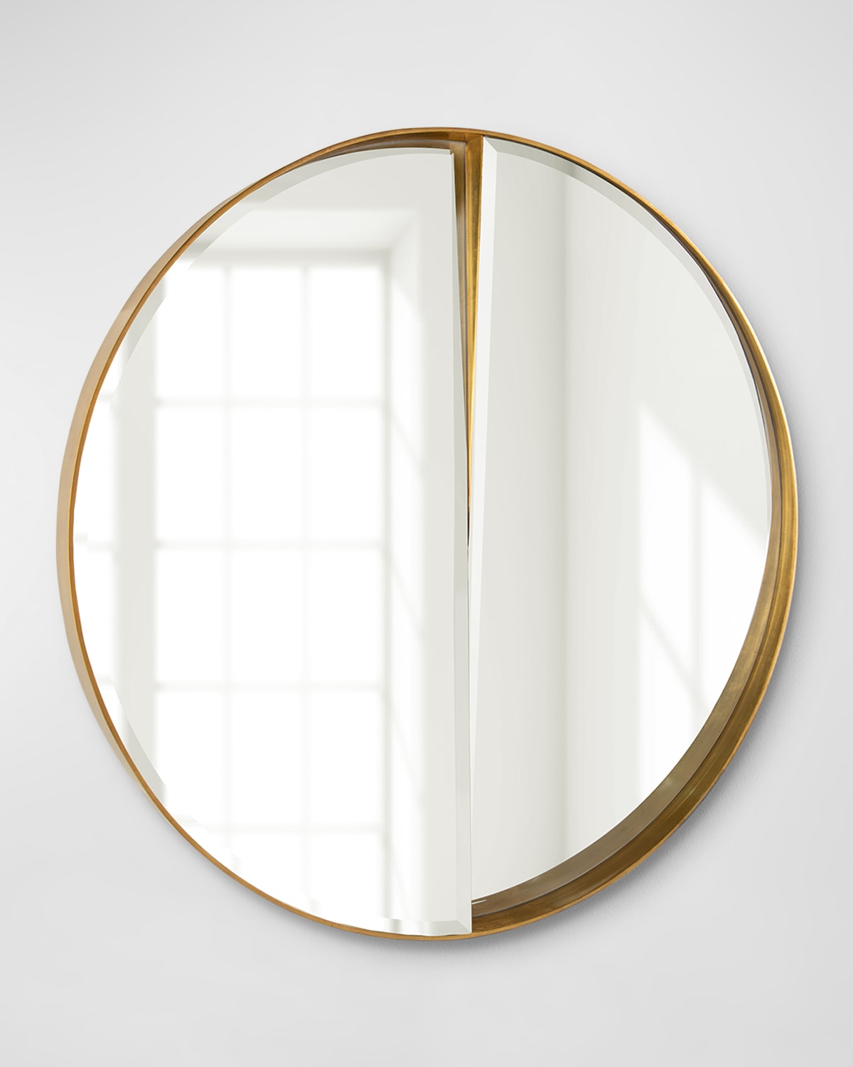 John-Richard Collection Deviare 60" Round Wall Mirror | Thumbnail 3
