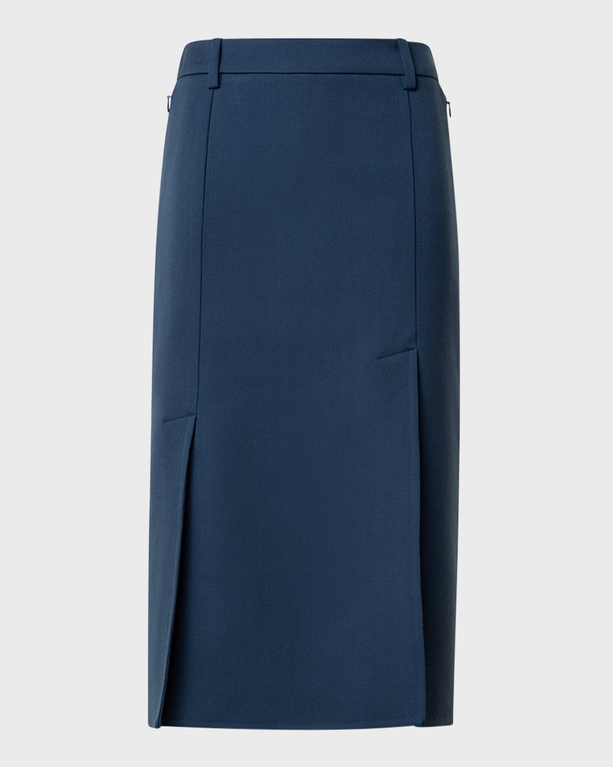 Akris Pencil Wool Double Face Skirt
