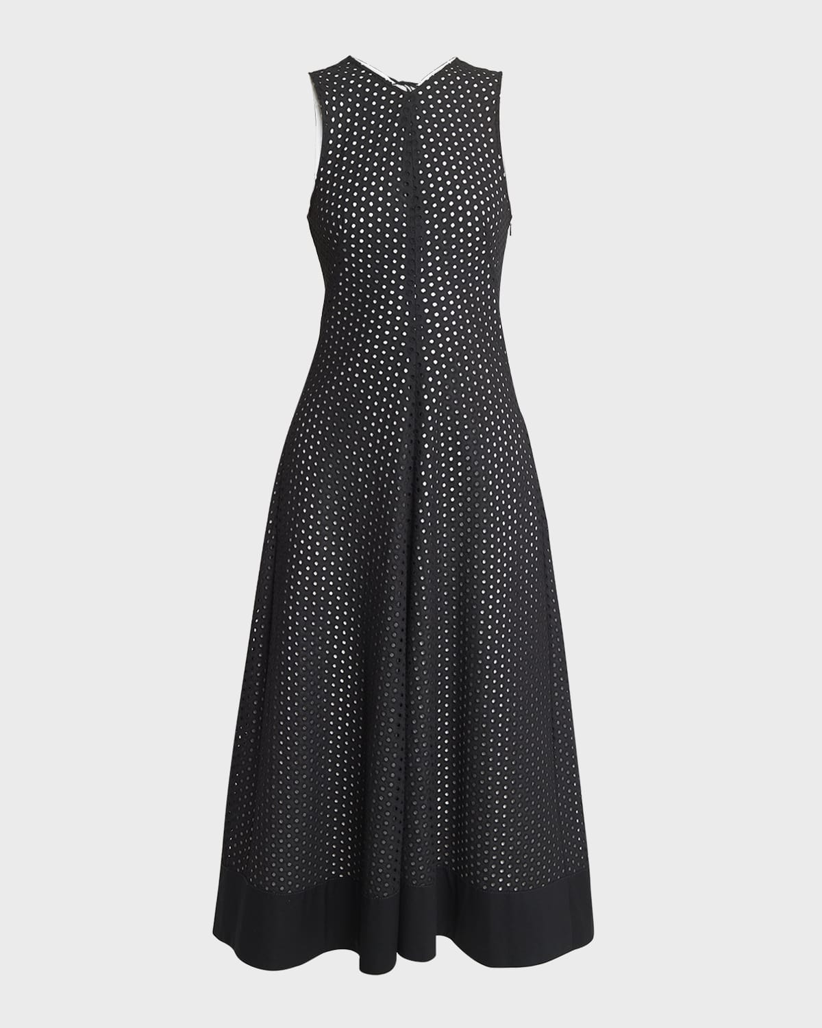 Proenza Schouler White Label Juno Broderie Anglaise A-Line Midi Dress
