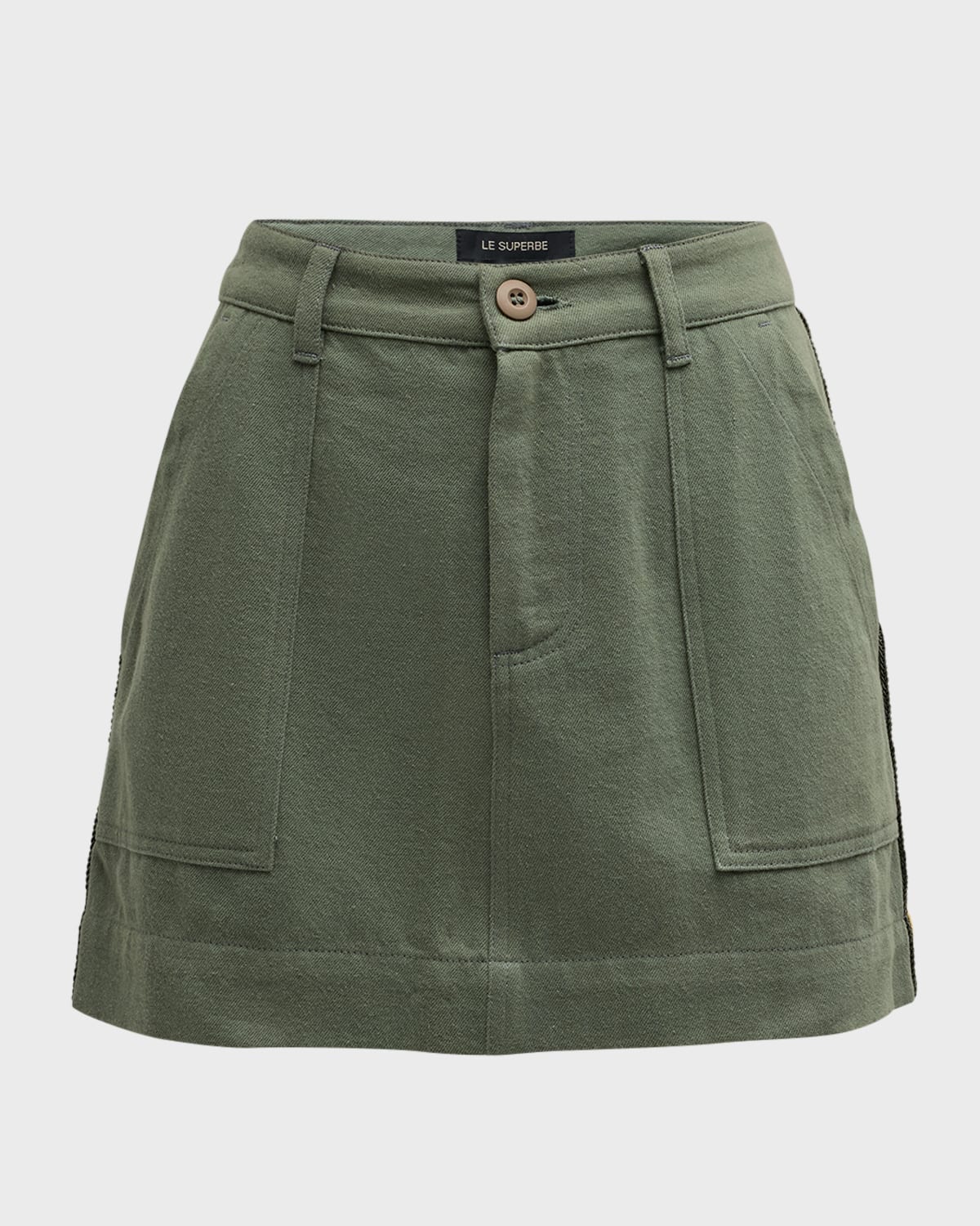 Le Superbe Hendrix Military Mini Skirt