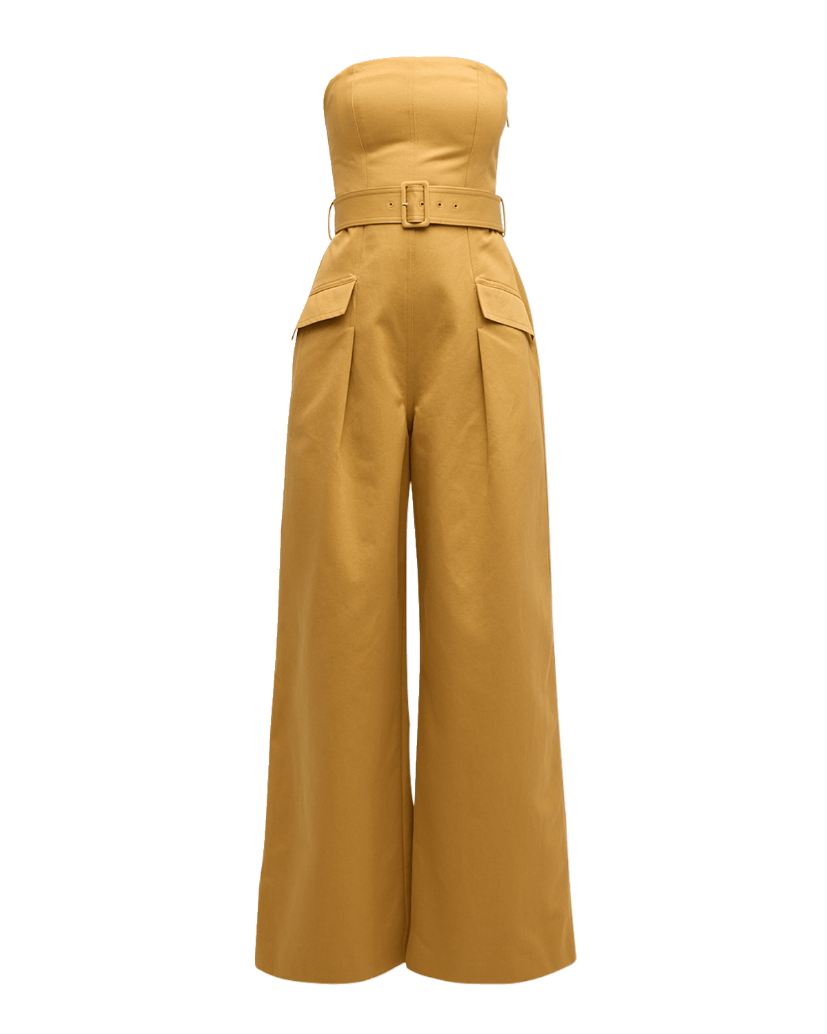 A.L.C. Presley Strapless Belted Jumpsuit