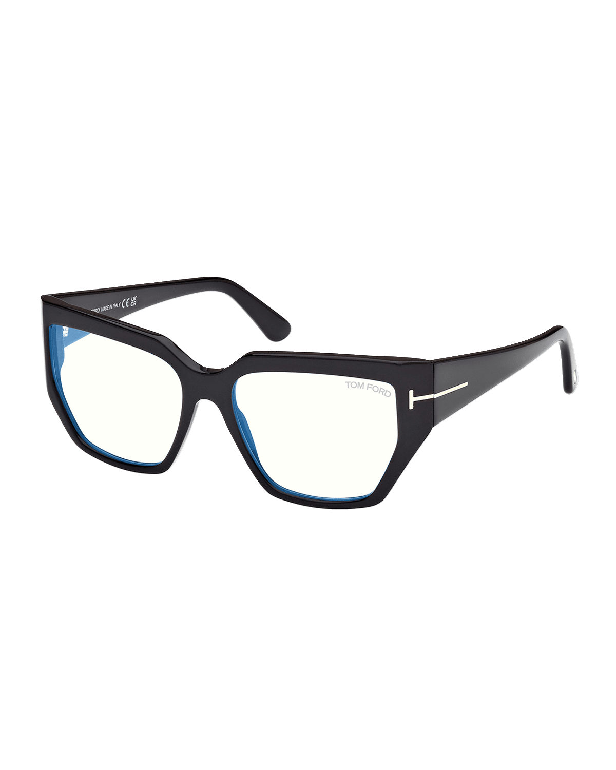 TOM FORD Blue Light Blocking Acetate Square Glasses