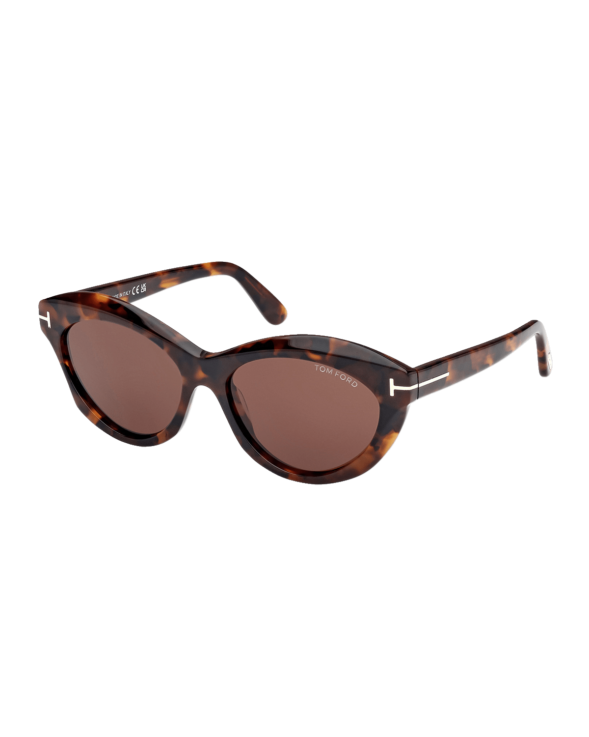 TOM FORD Toni Acetate Oval Sunglasses