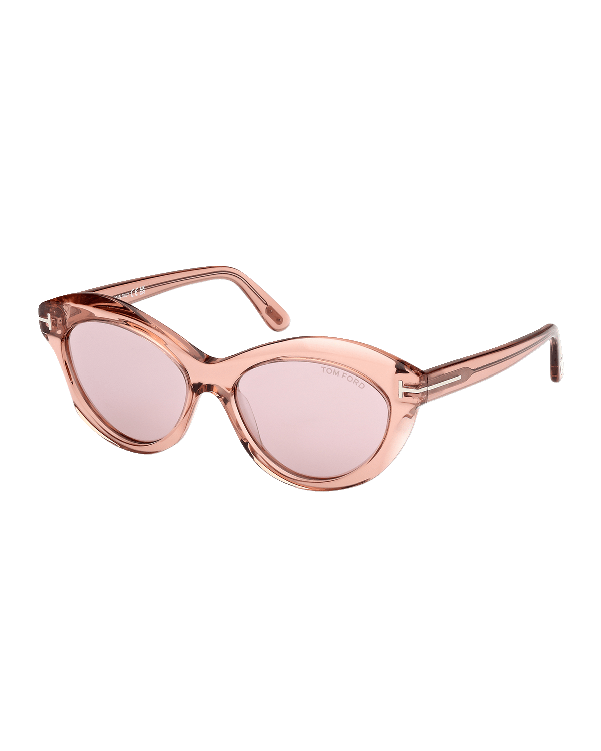 TOM FORD Toni Acetate Oval Sunglasses