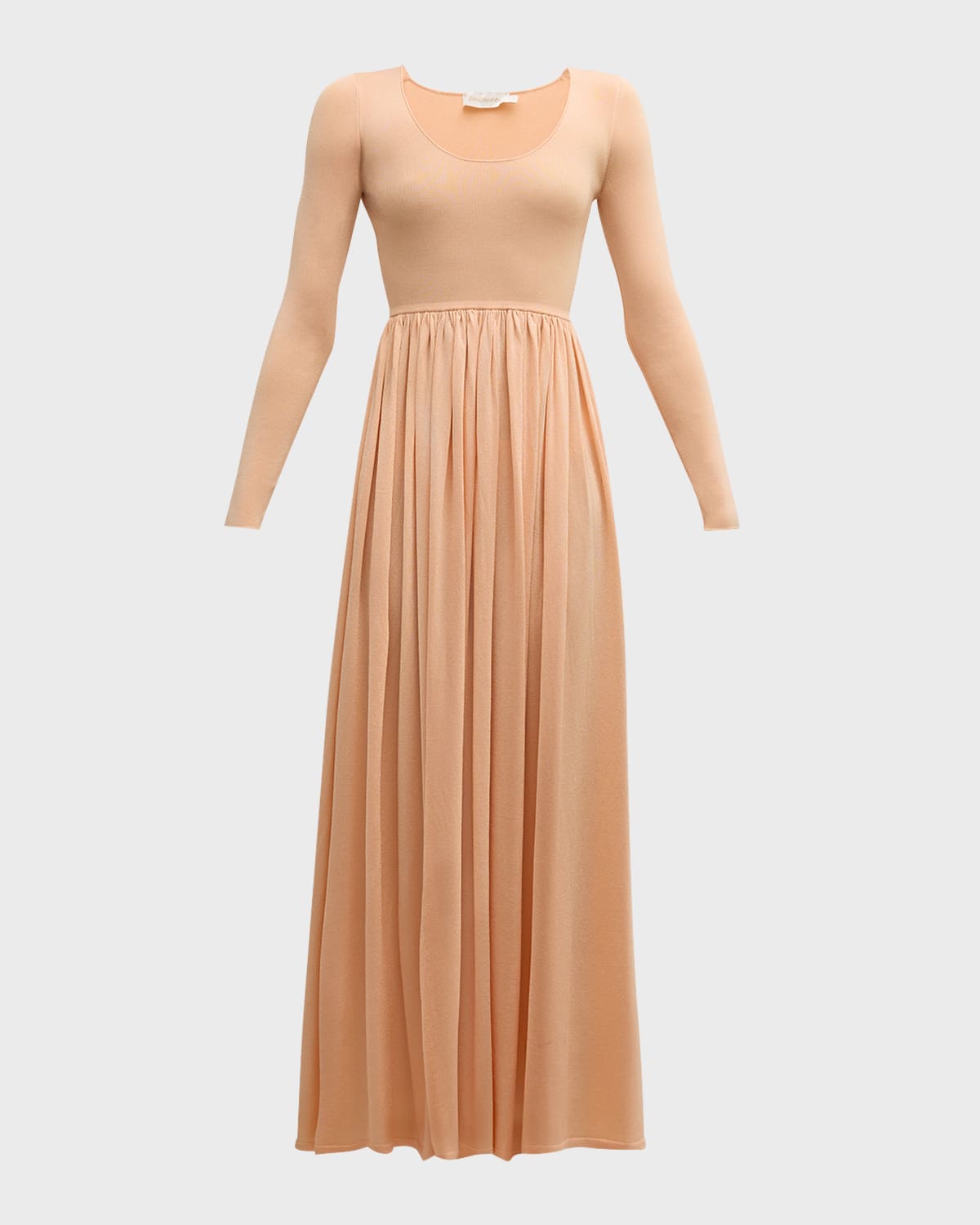Zimmermann Natura Metallic Scoop Maxi Dress