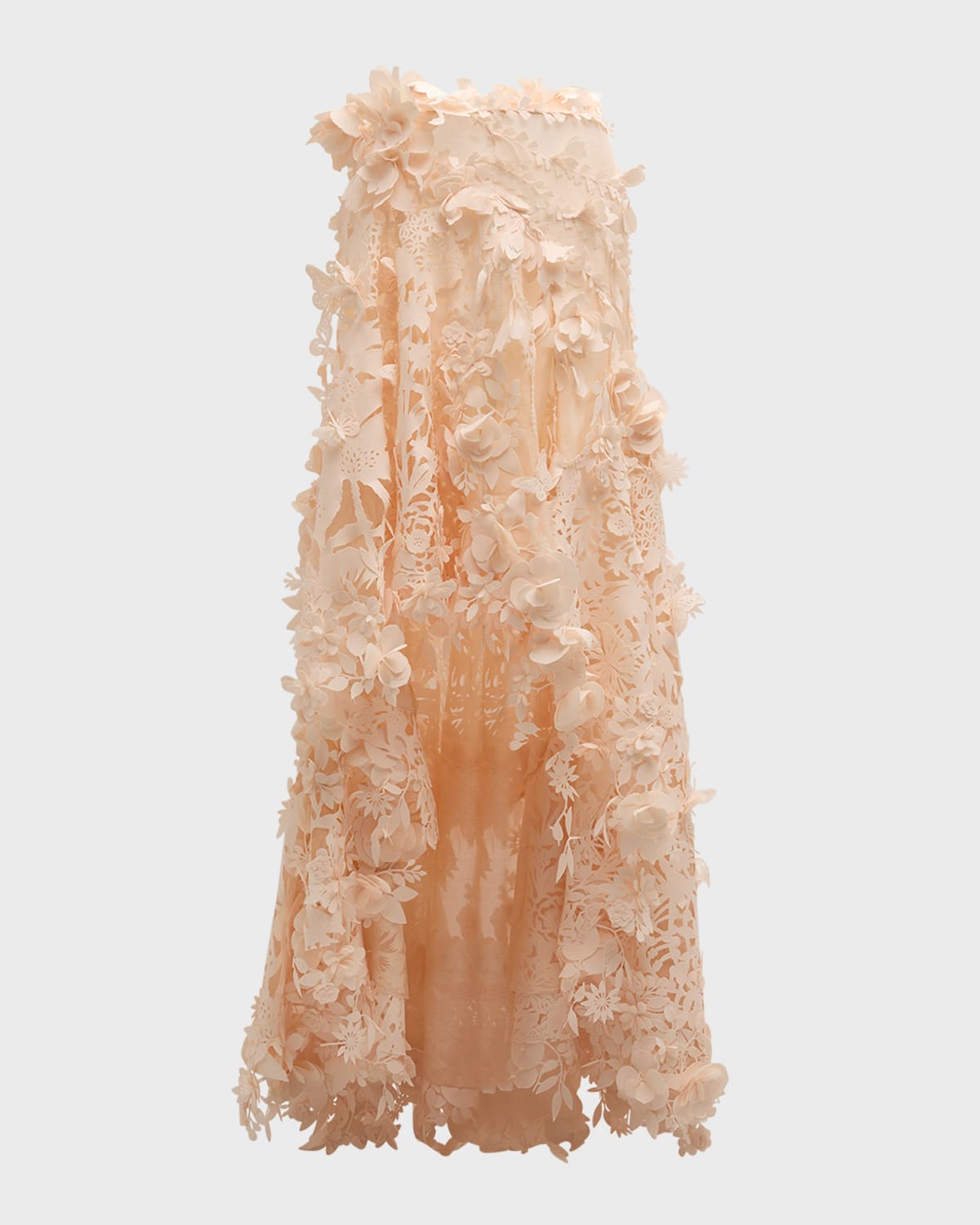 Zimmermann Natura Lasercut High-Low Skirt
