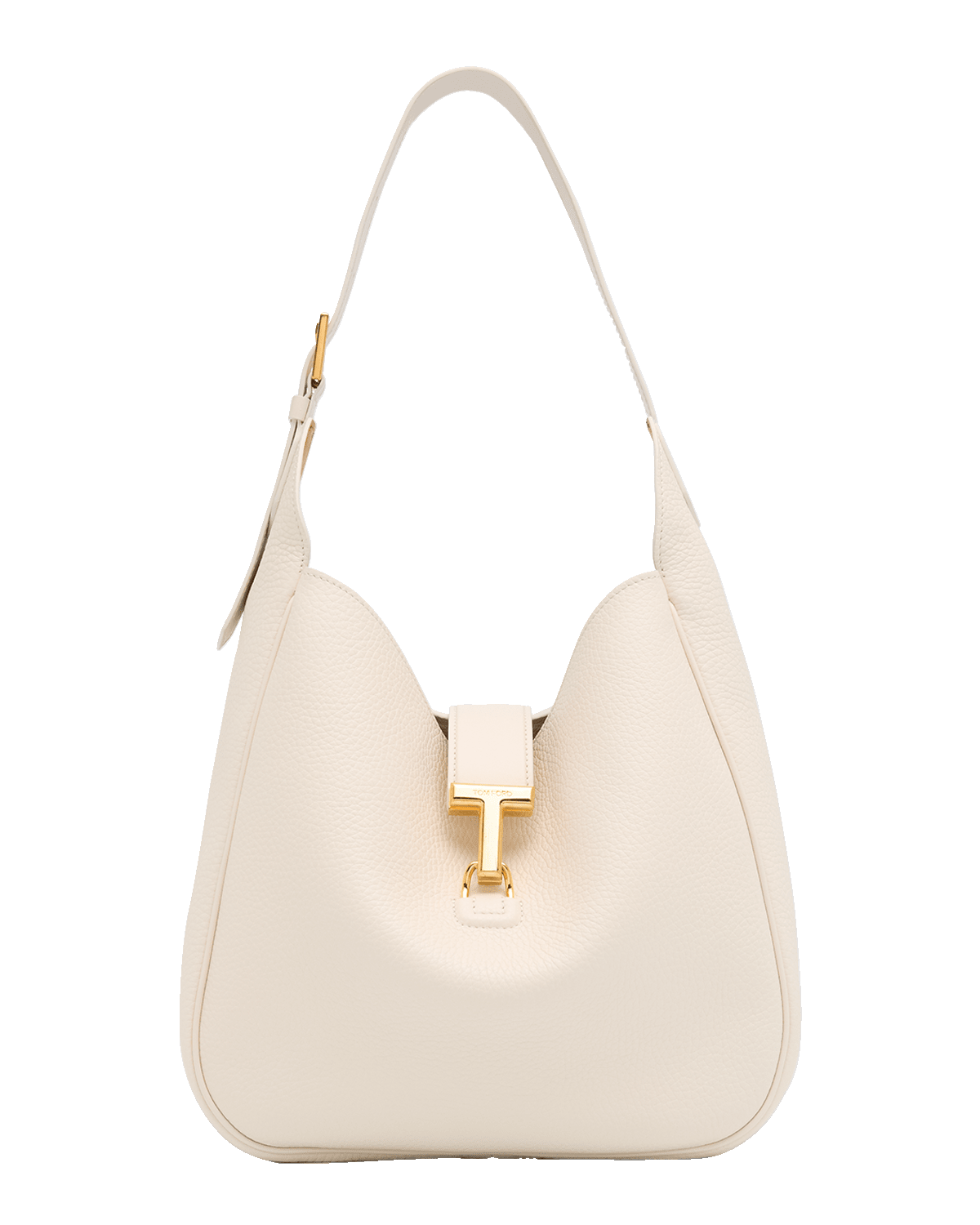 TOM FORD Monarch Medium Hobo Bag in Leather