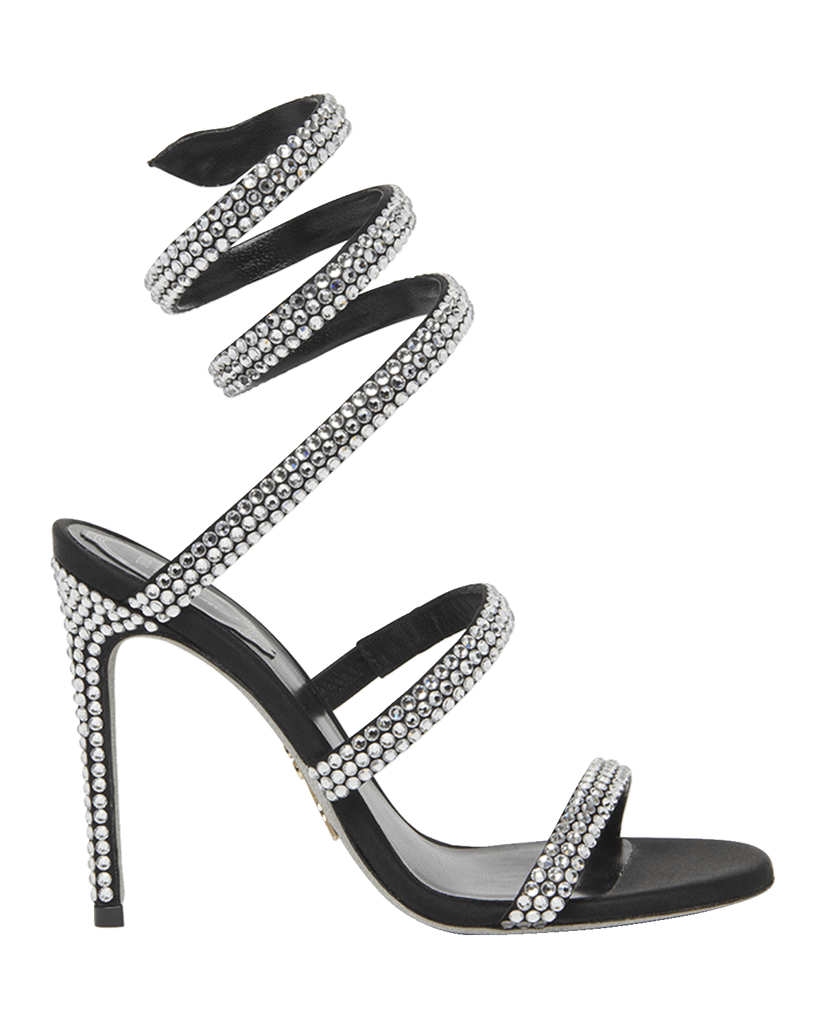 Rene Caovilla Cleo Strass Snake-Wrap Sandals