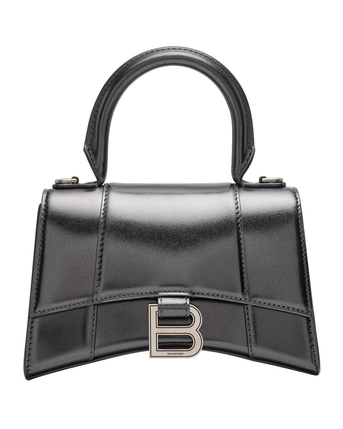 Balenciaga Hourglass XS Metallic Bag