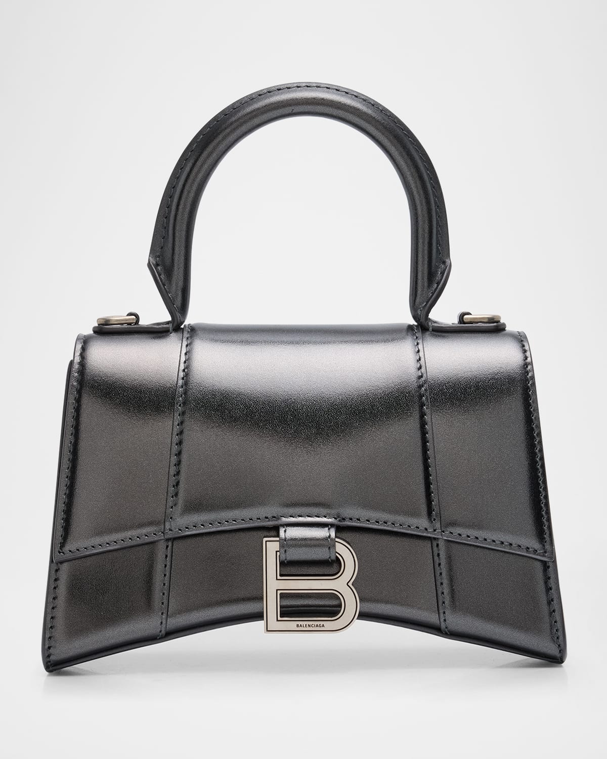 Balenciaga Hourglass XS Metallic Bag