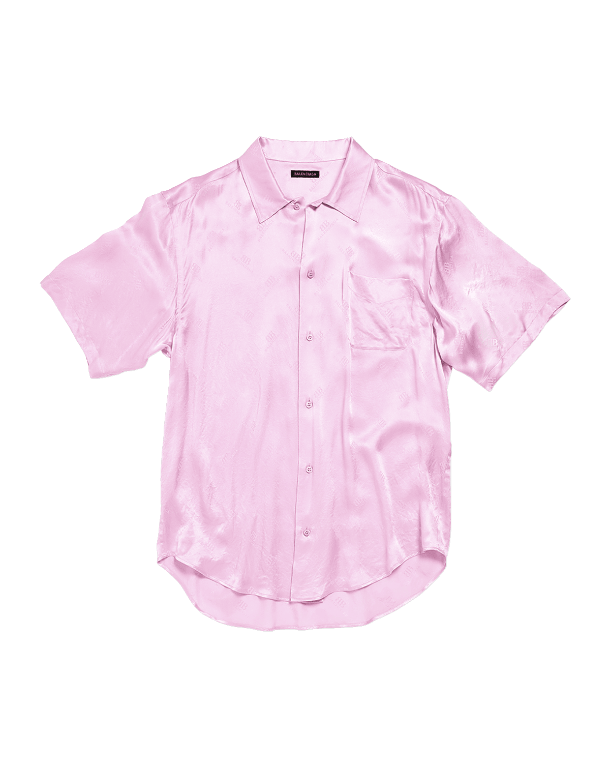 Balenciaga Postcard All-Over Print Minimal Shirt