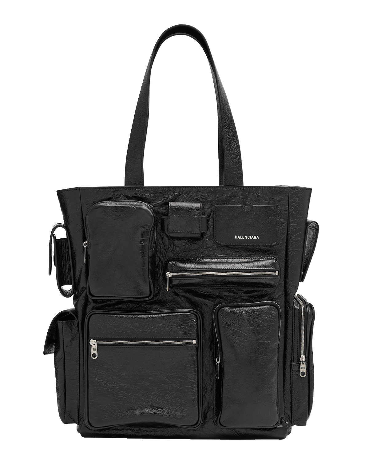 Balenciaga Men's Superbusy Multi-Pocket Tote Bag