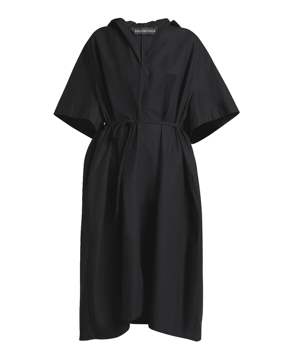 Balenciaga Hooded Oversized Dress