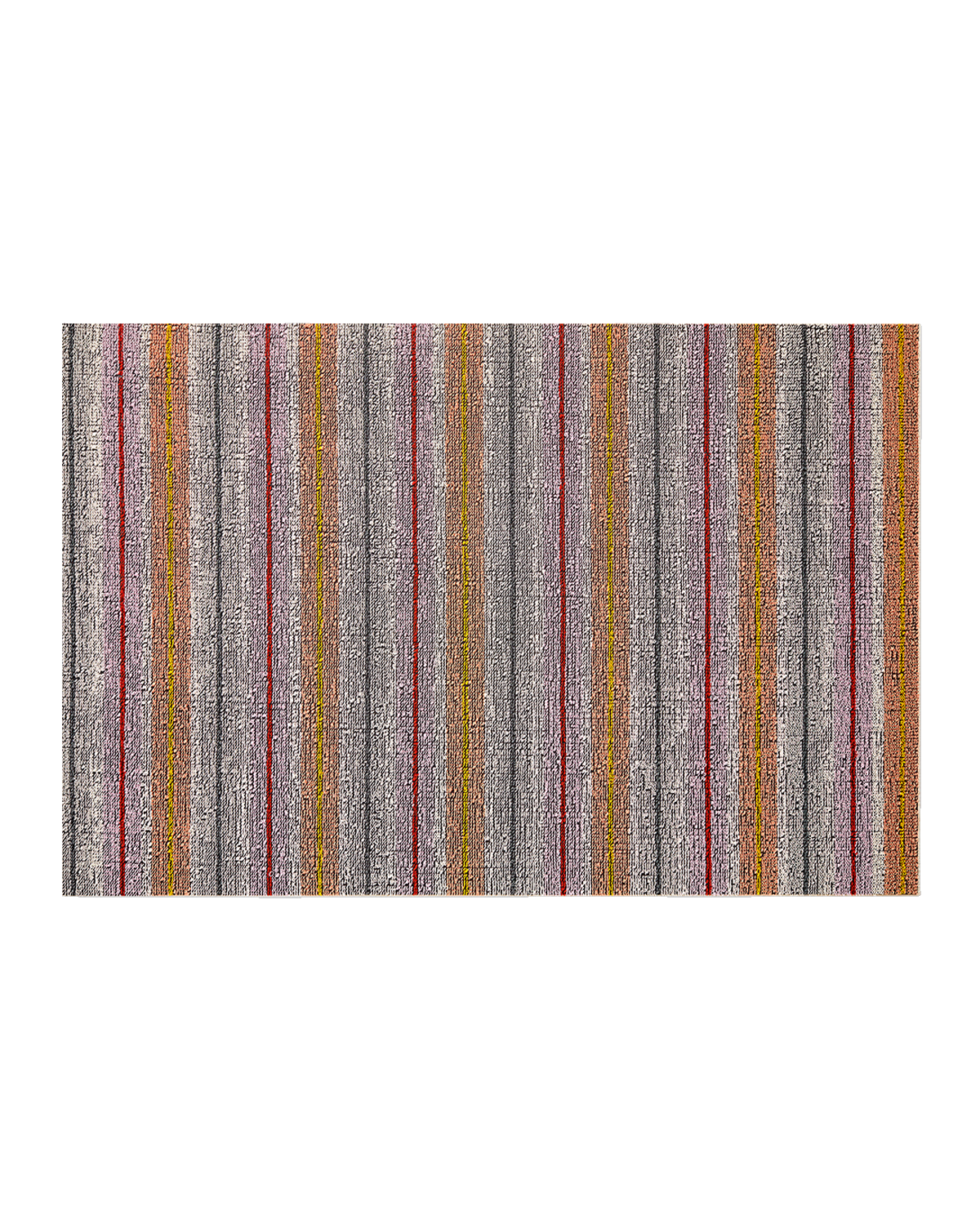 Chilewich Ribbon Stripe Indoor/Outdoor Shag Mat, 3' x 5'