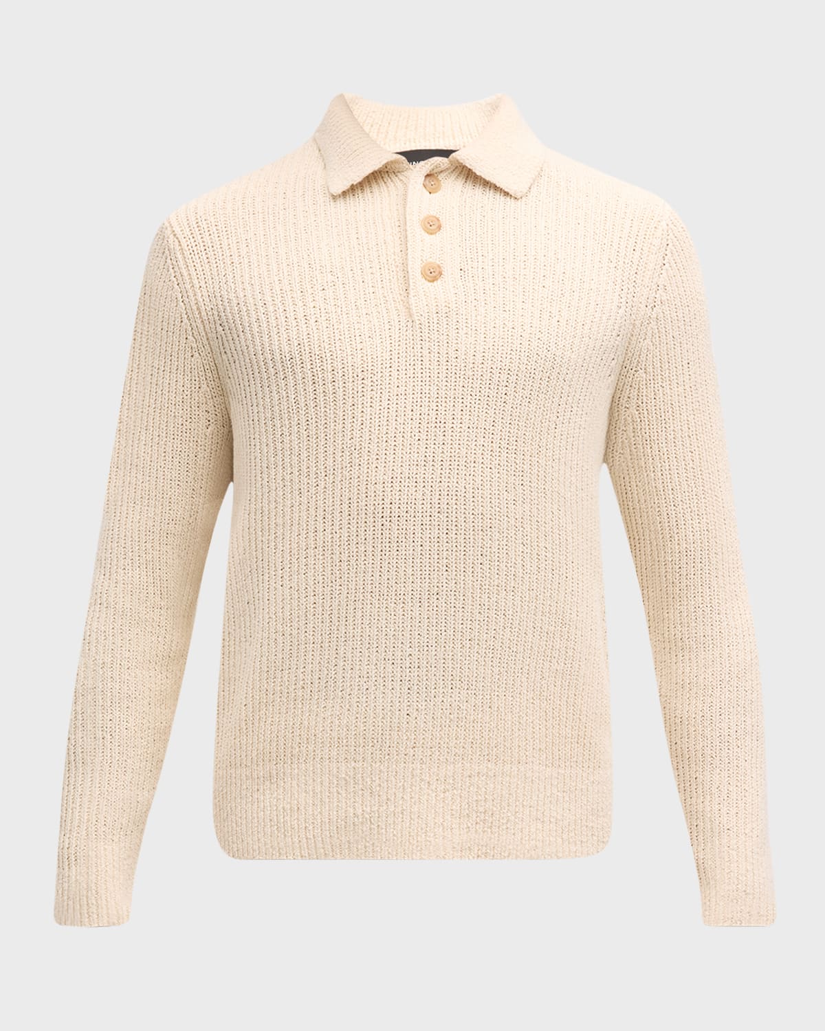 Vince Men's Spring Shaker Polo Sweater