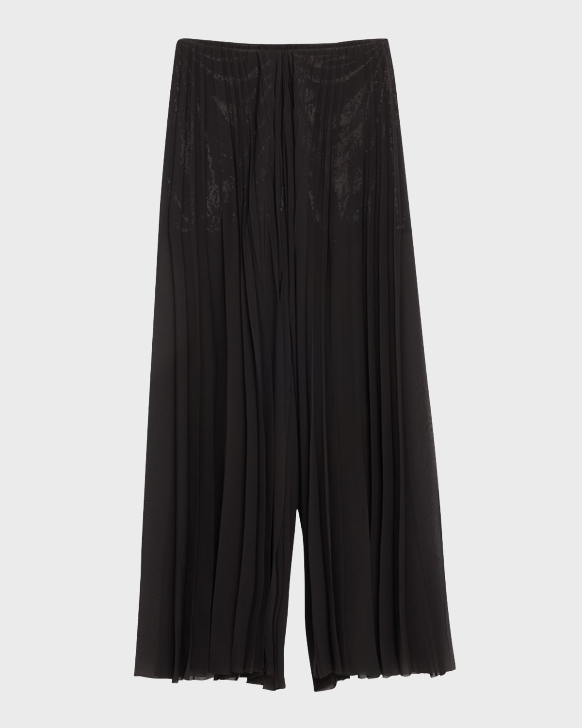 Ralph Lauren Collection Mallorie Pleated Chiffon Pants