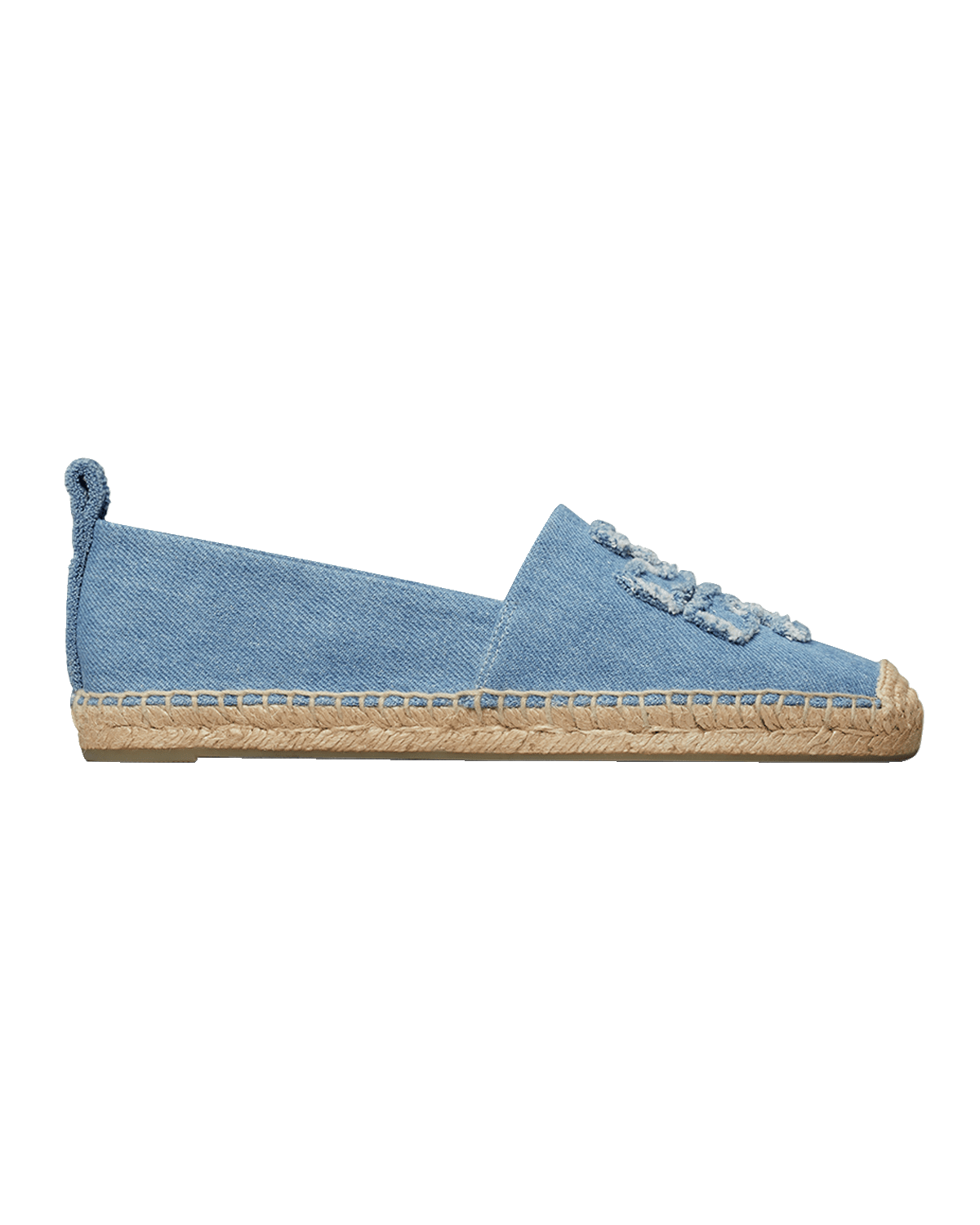 Tory Burch Double T Denim Espadrilles