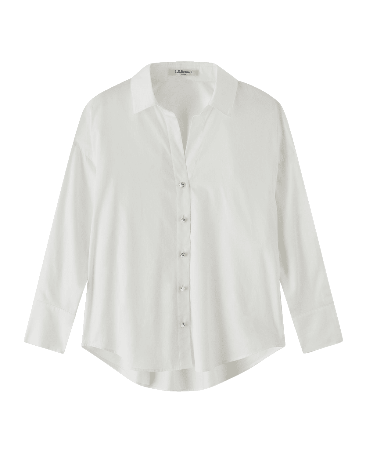 LK Bennett Beatrice Button-Down Cotton Shirt