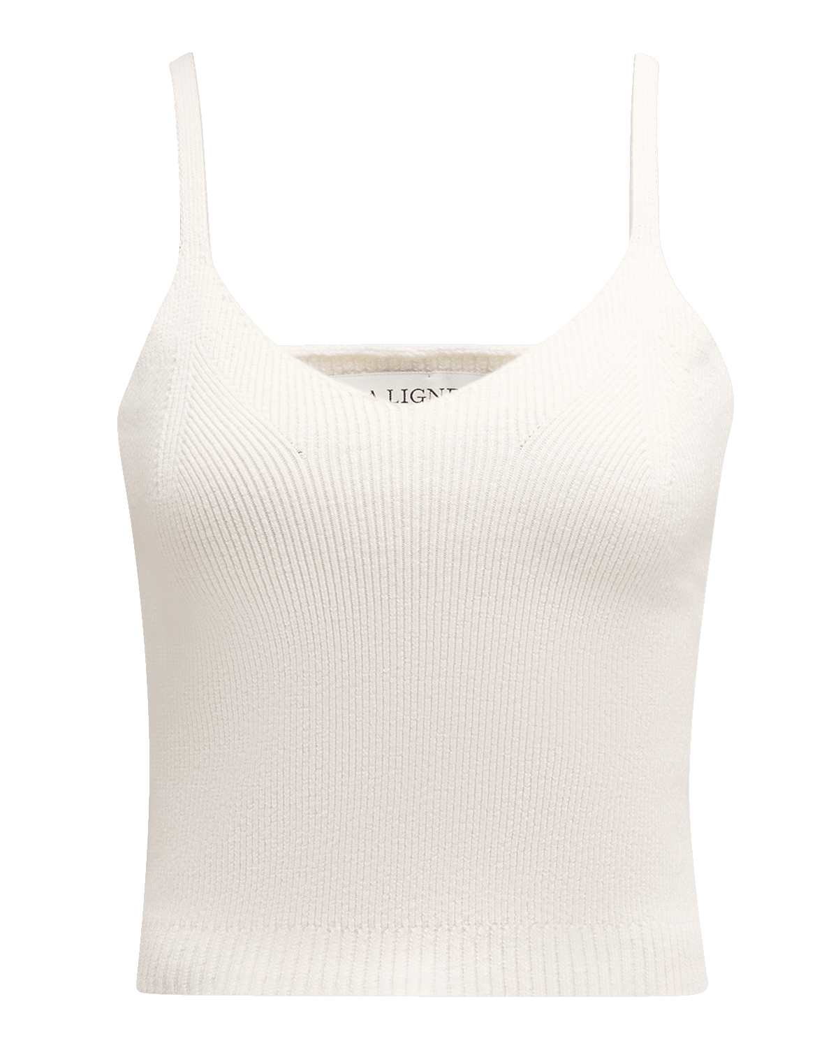 La Ligne Directional Rib-Knit Tank Top
