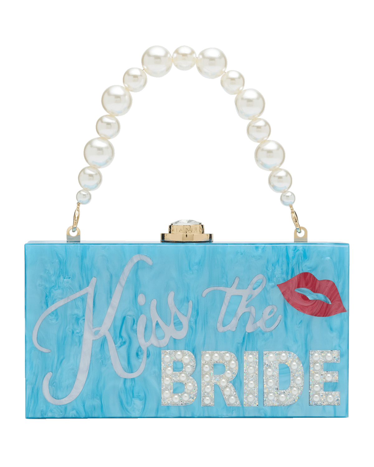 Sophia Webster Cleo Kiss the Bride Clutch Bag