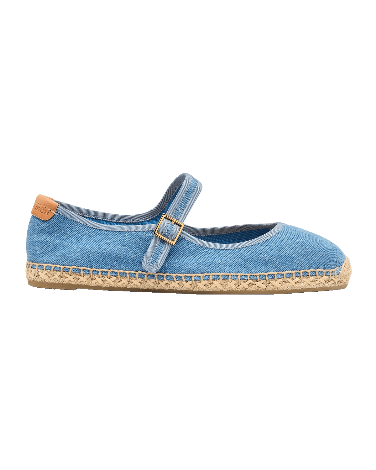 Tory Burch Denim Mary Jane Espadrilles
