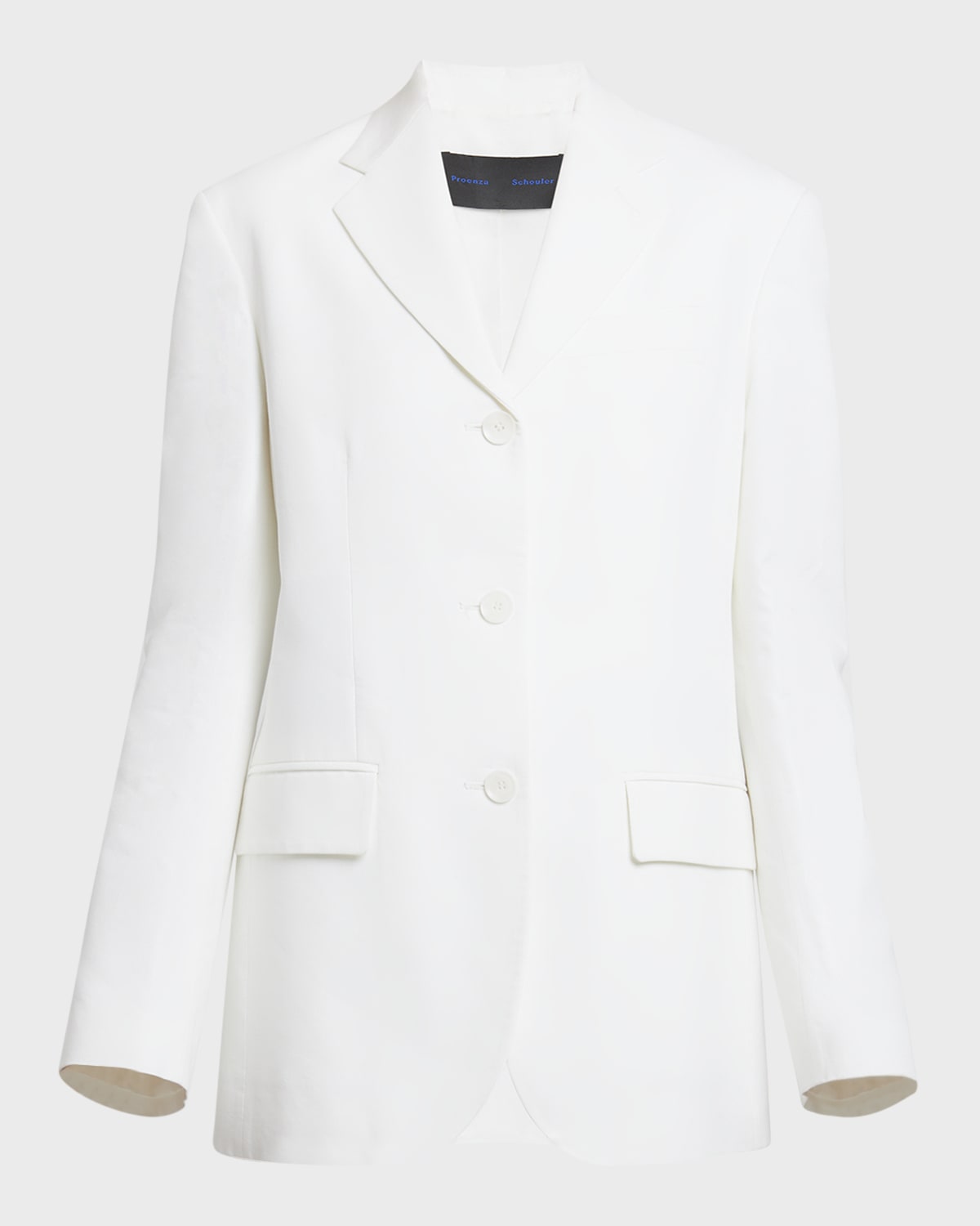 Proenza Schouler Sandis Cotton Viscose Suiting Blazer