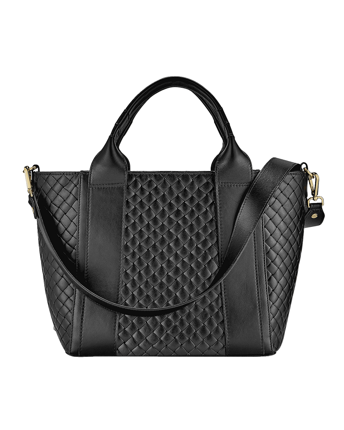 Gigi New York Harper Woven Leather Tote Bag