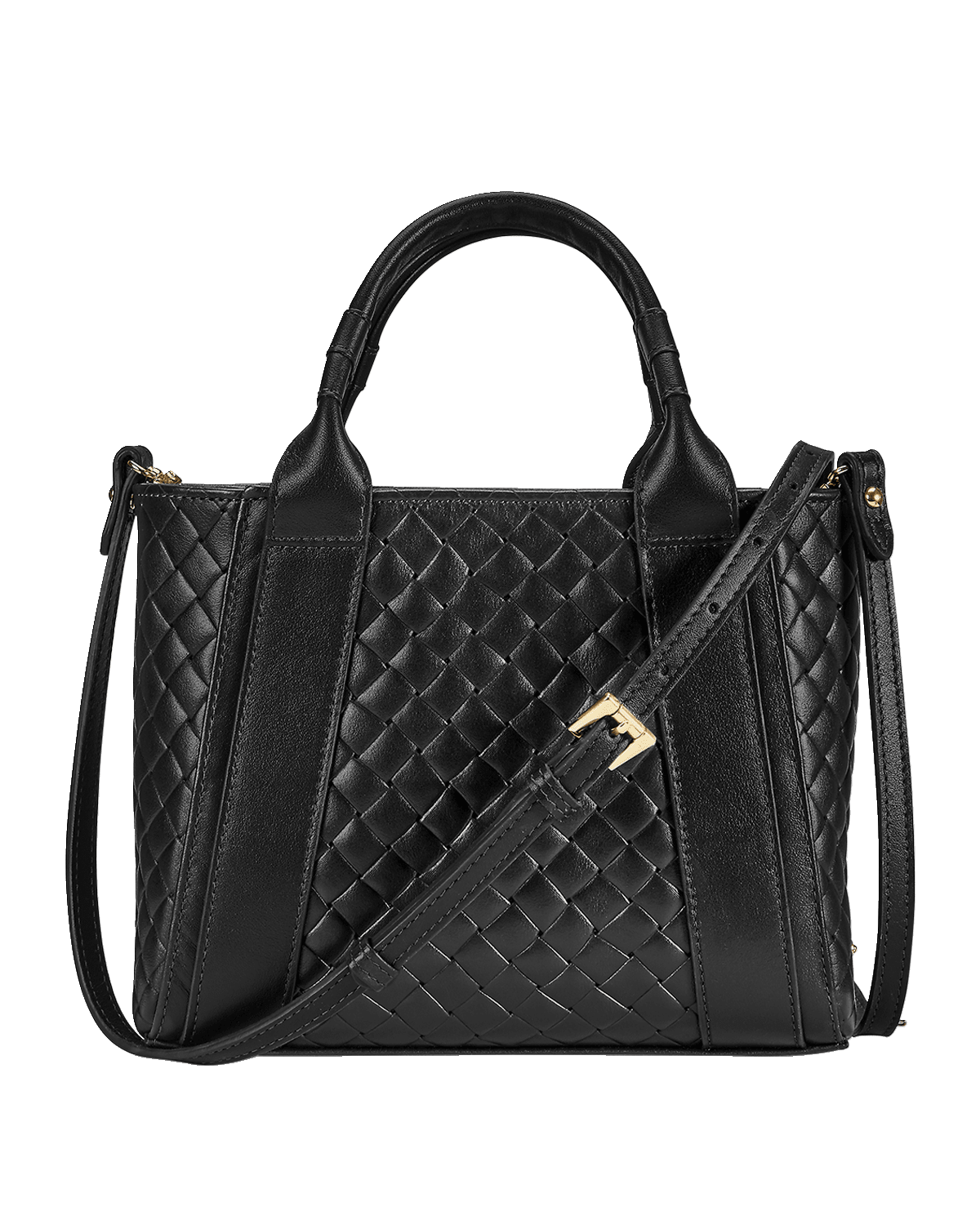 Gigi New York Dylan Mini Woven Leather Tote Bag
