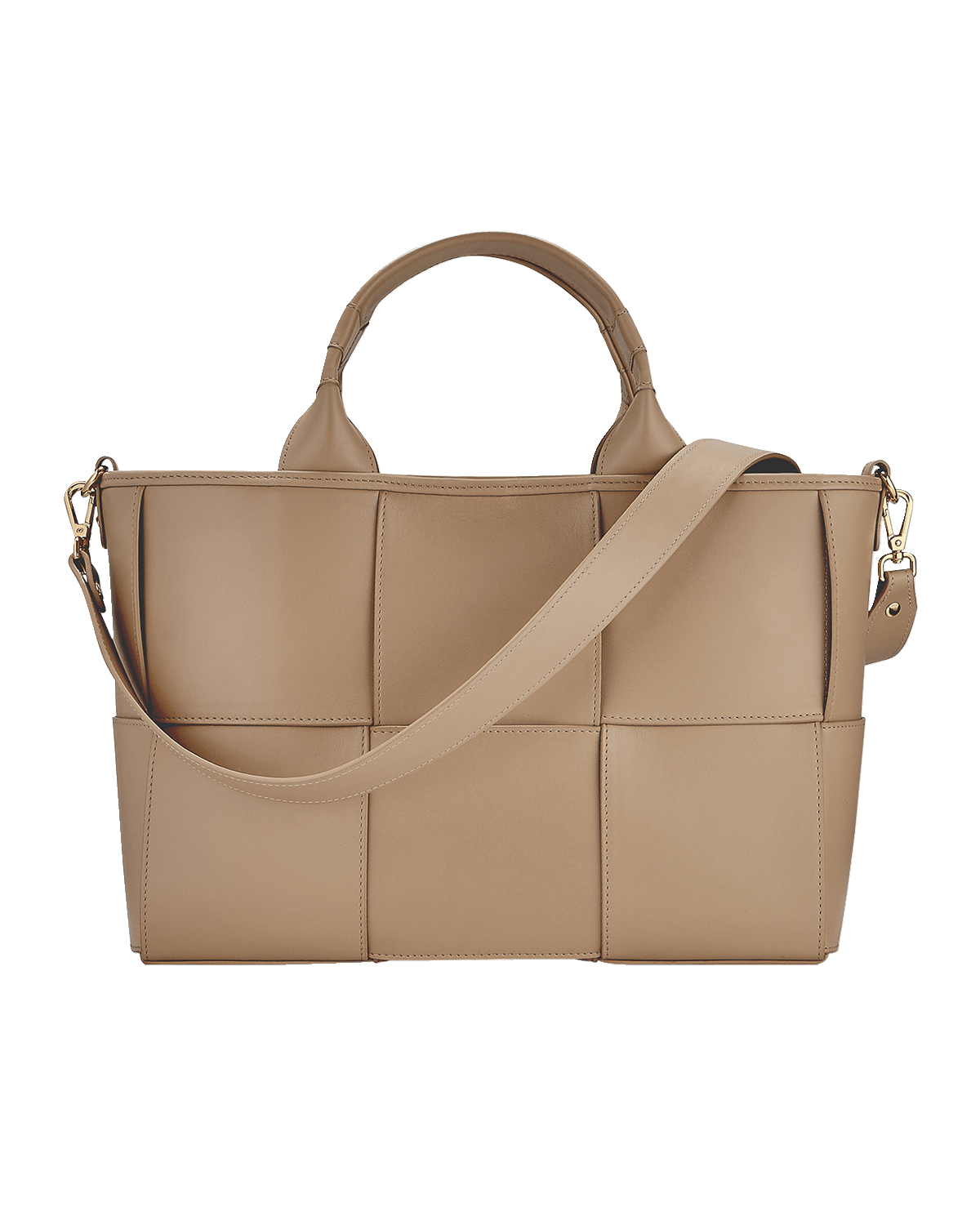 Gigi New York Sylvie Woven Leather Satchel Bag
