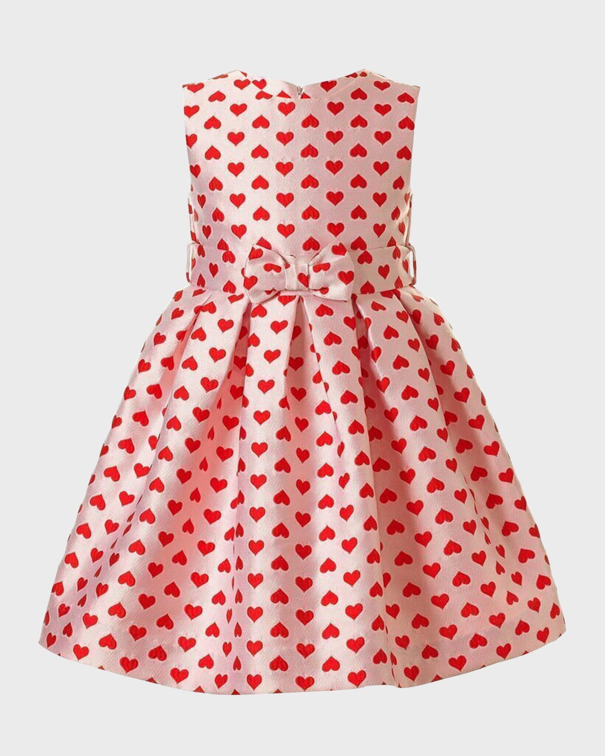 Rachel Riley Girl's Heart Damask Dress, Size 2-14