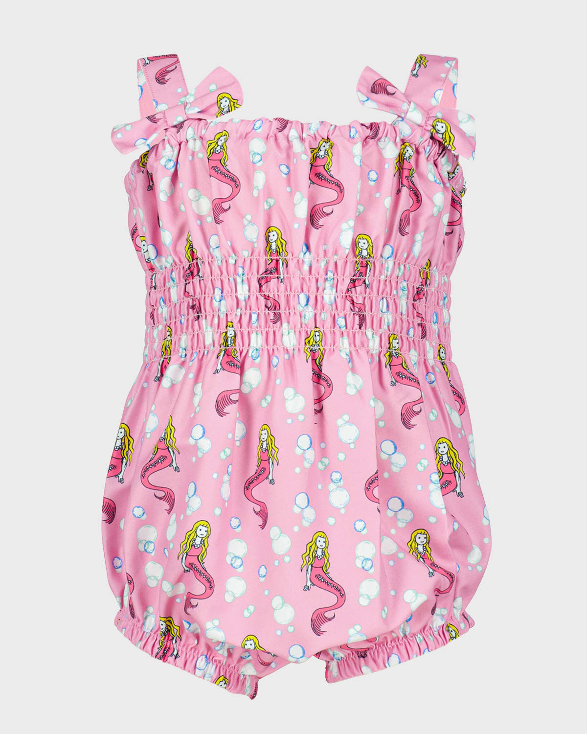 Rachel Riley Girl's Mermaid Bubble Romper, Size 6M-24M