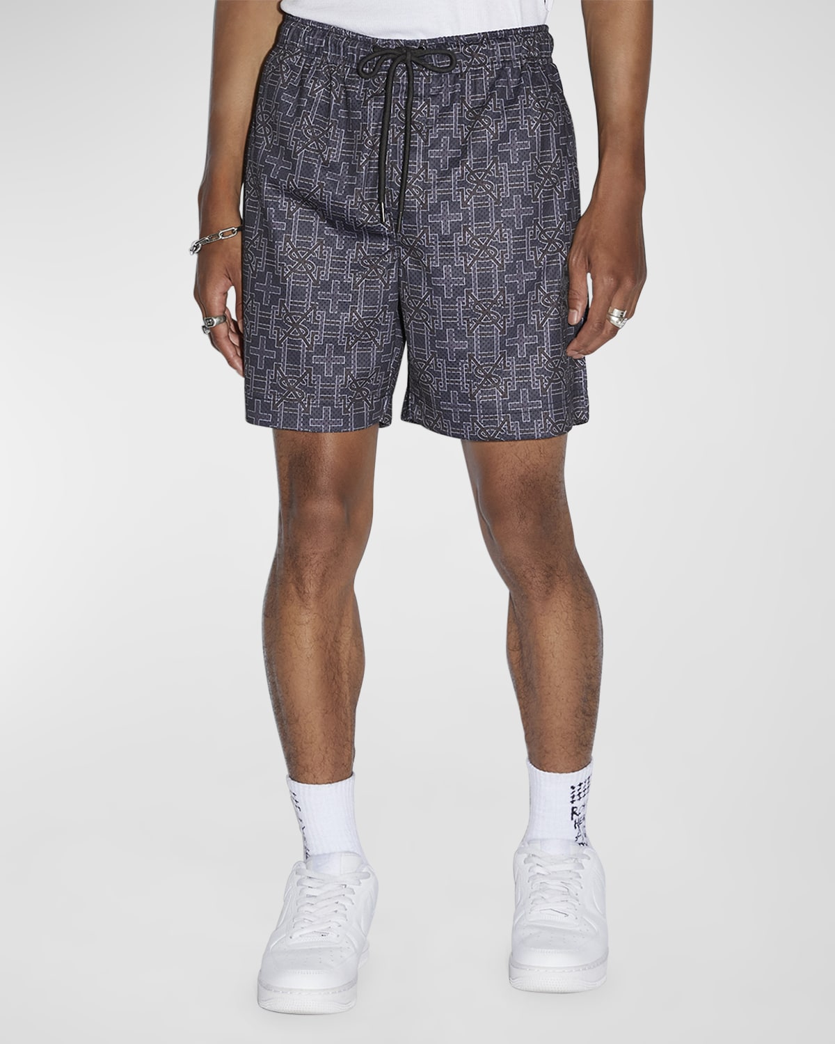 Ksubi Men's Plus Mesh Drawstring Shorts