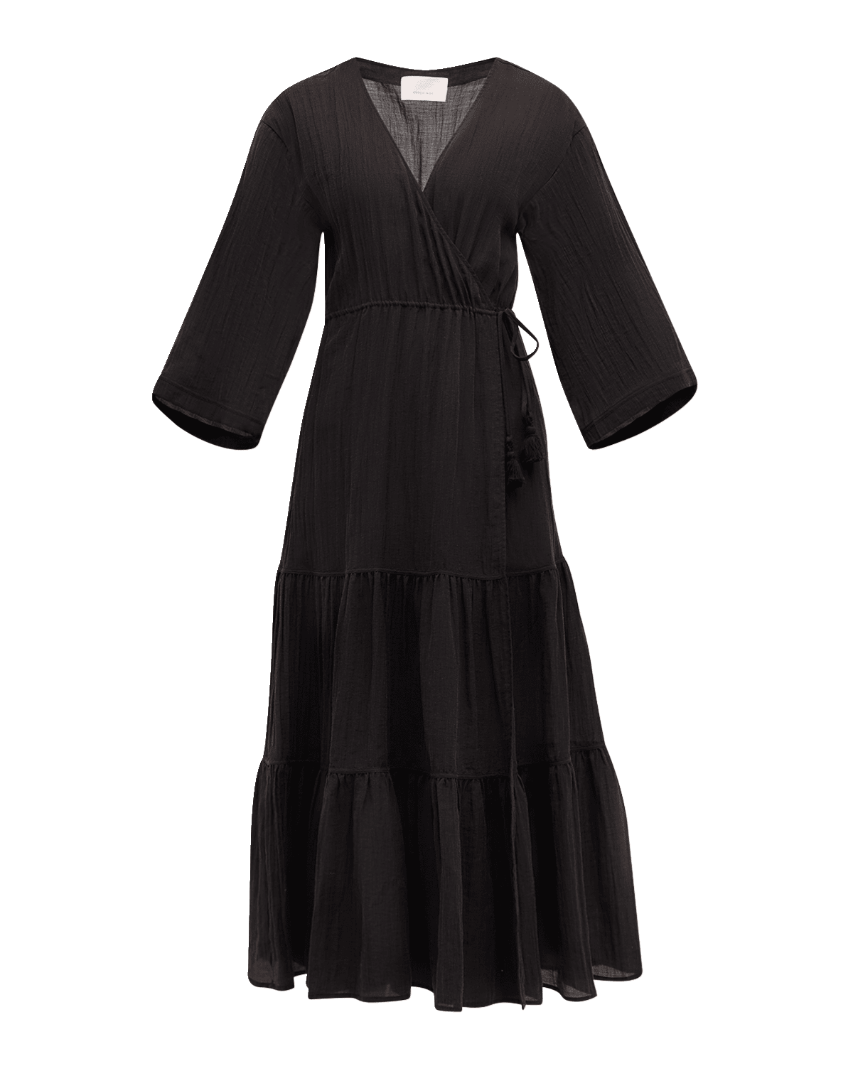 Cinq a Sept Crinkle Tencel Torey Wrap Dress