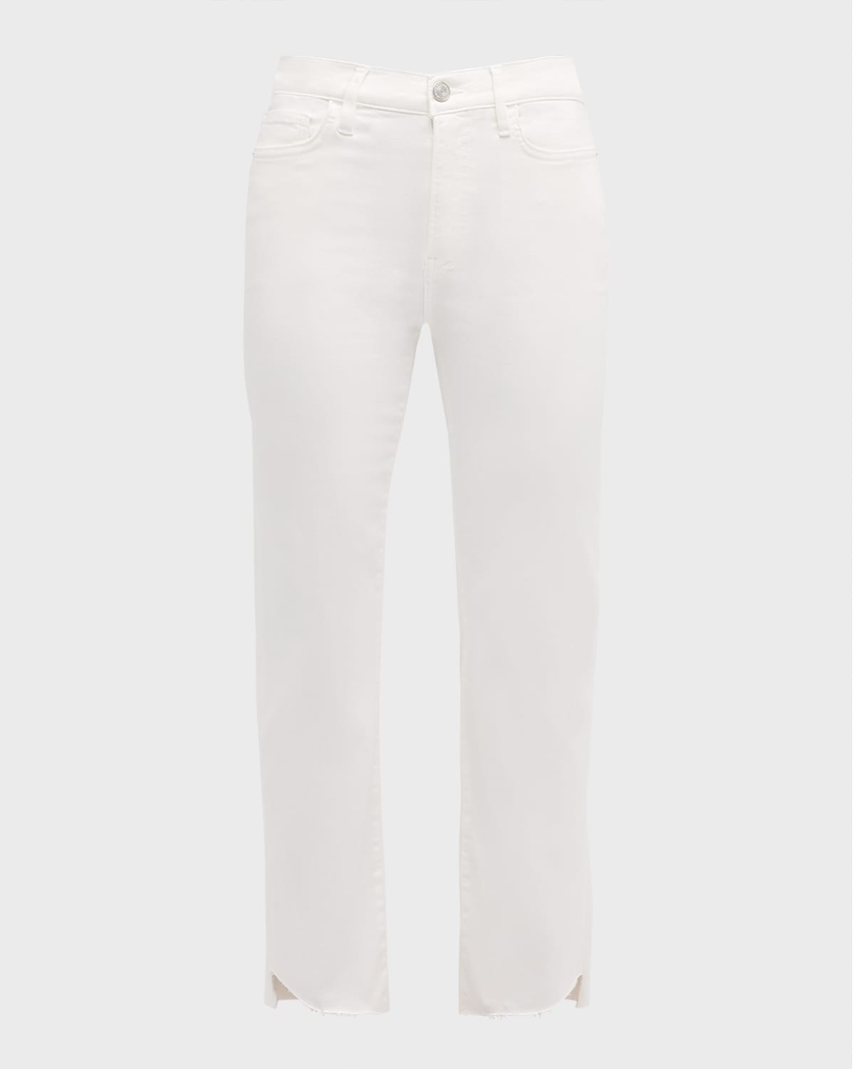 FRAME Le High Straight Cascade Hem Jeans