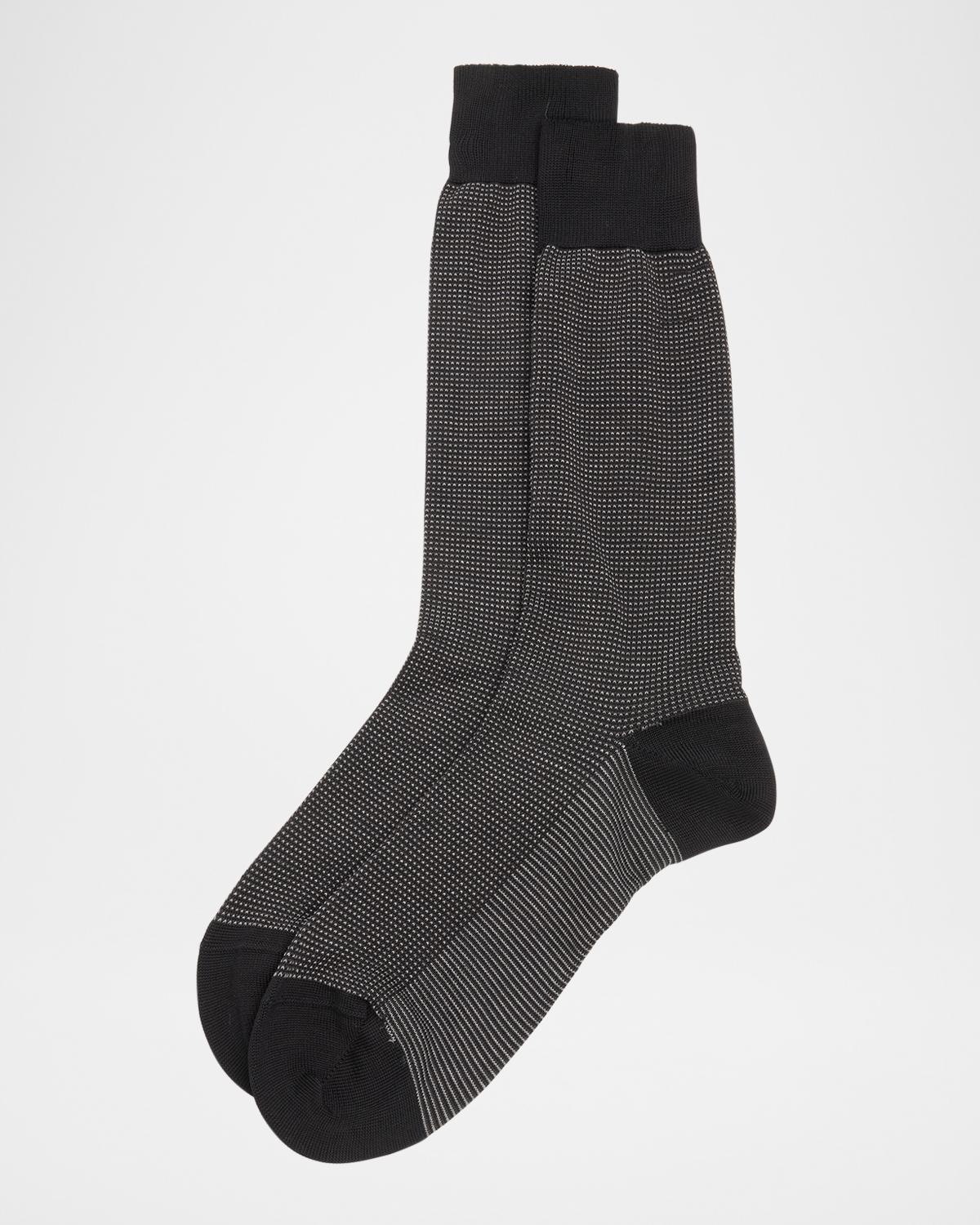 Pantherella Men's Tewkesbury Fil d 'Ecosse 3-Pack Crew Socks