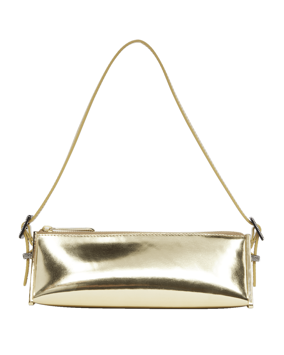 Benedetta Bruzziches Joy Metallic Leather Shoulder Bag